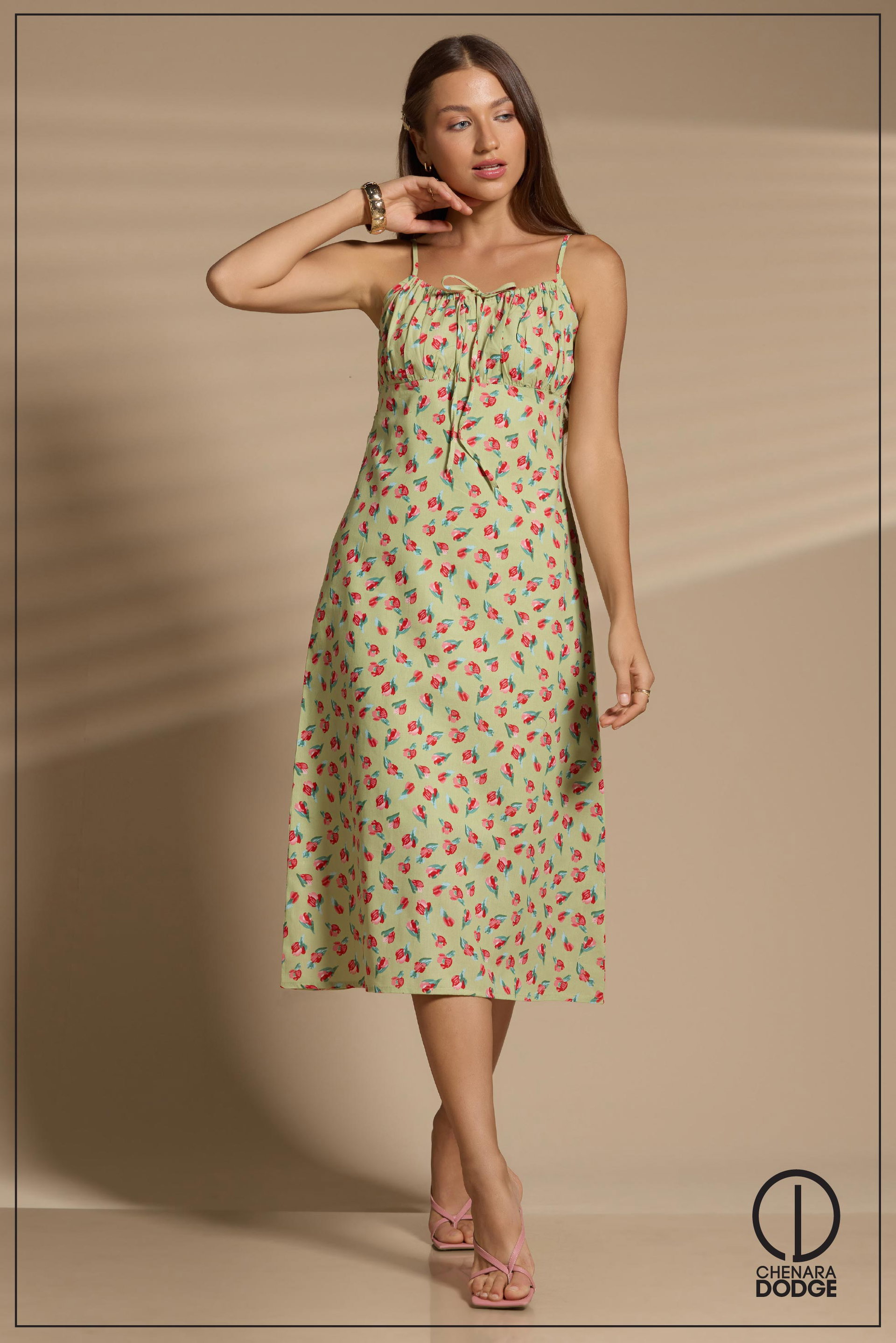 BAILEY BUSTIER MIDI DRESS