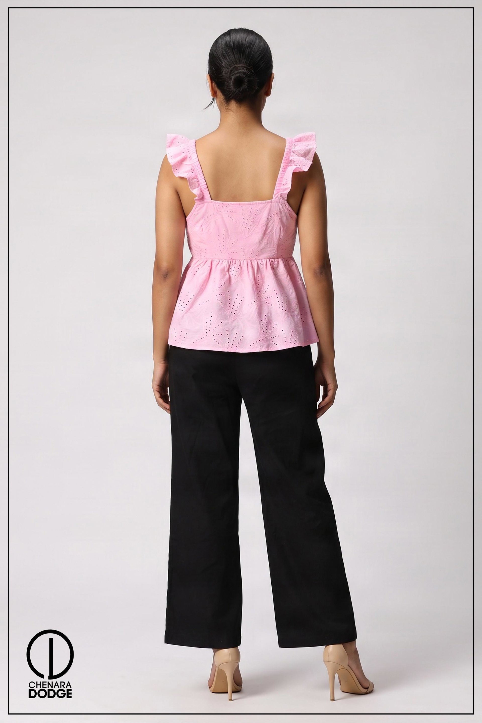 BECCA CASUAL SWEETHEART NECK TOP