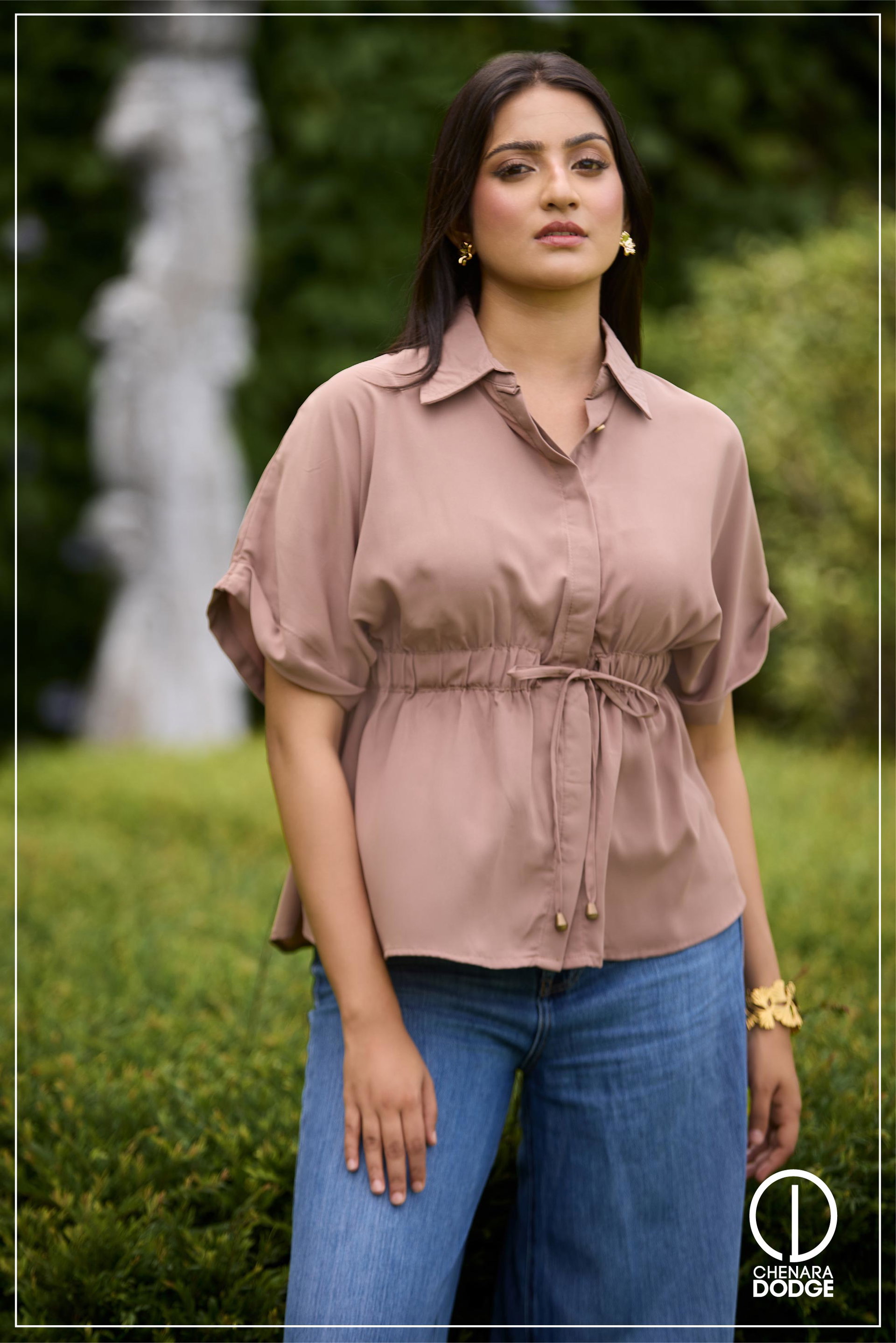 BELINDA TIE UP SHIRT