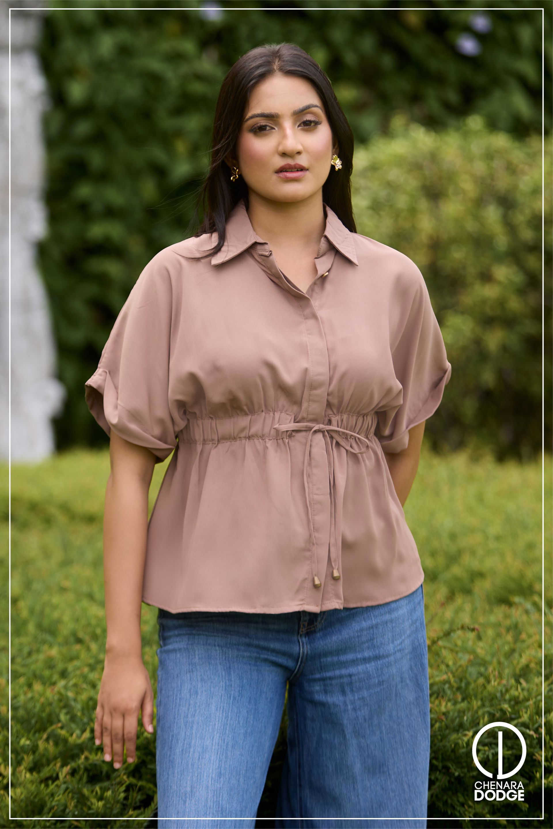 BELINDA TIE UP SHIRT