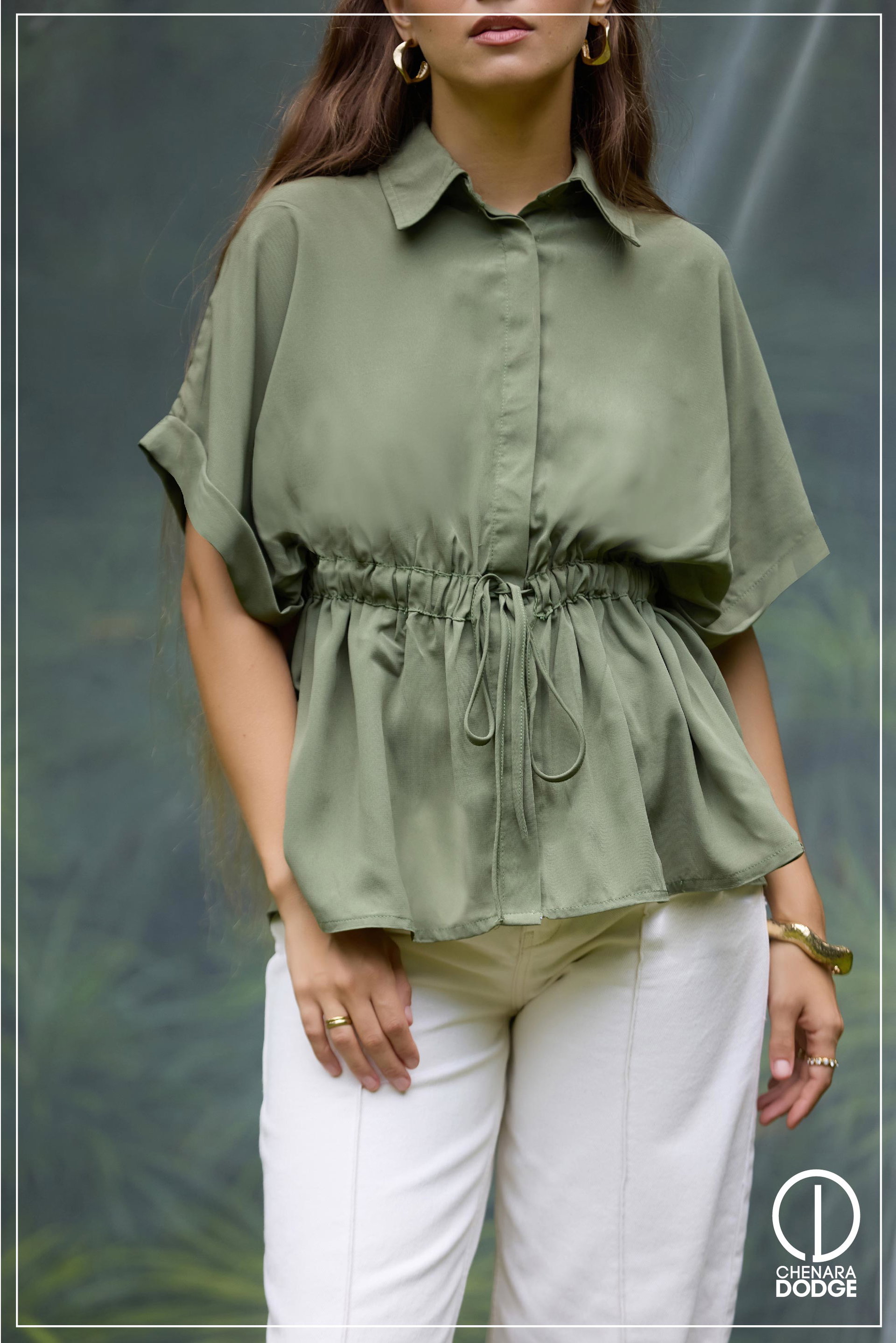 BELINDA TIE UP SHIRT