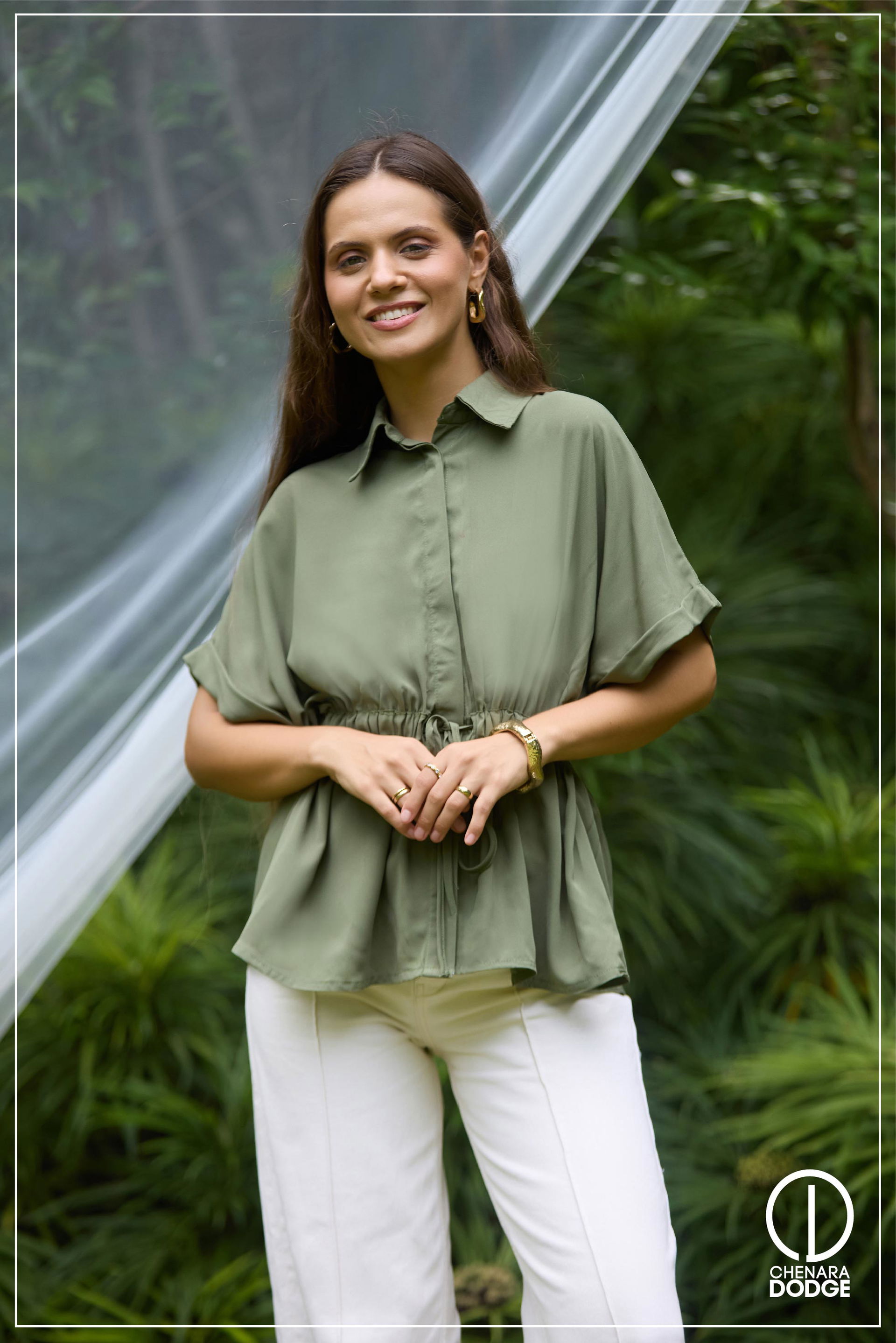 BELINDA TIE UP SHIRT