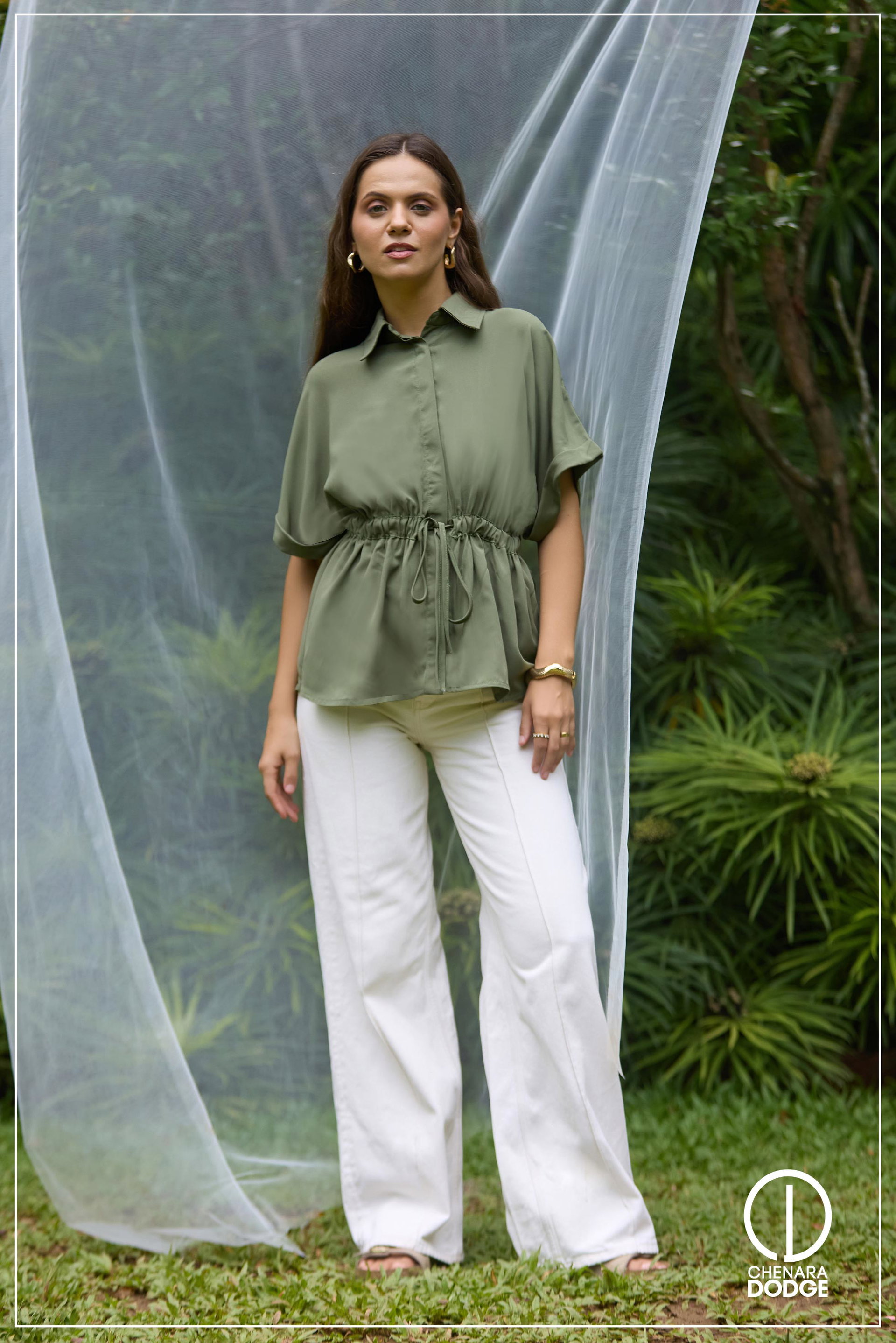 BELINDA TIE UP SHIRT