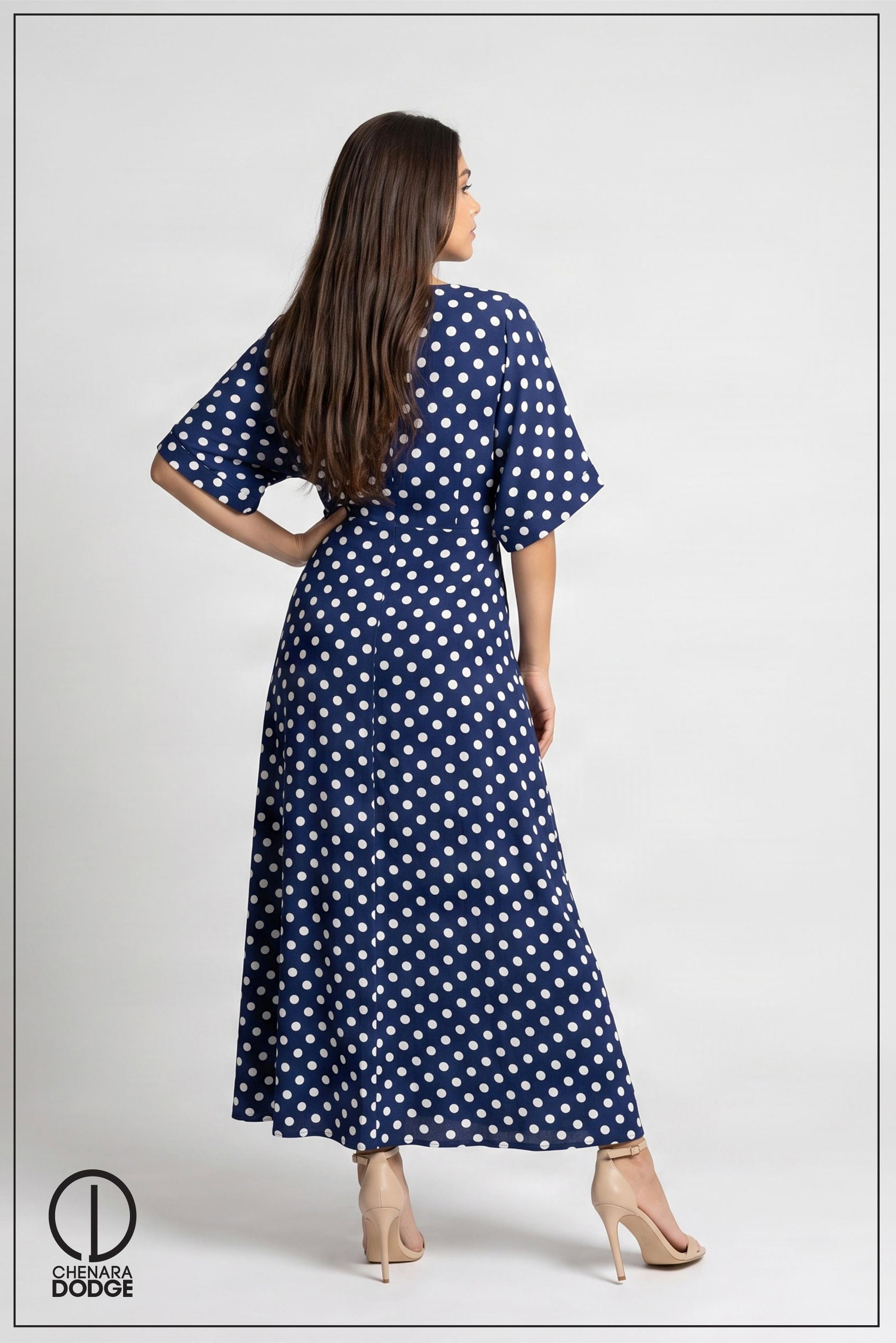 BELL SLEEVE MAXI DRESS
