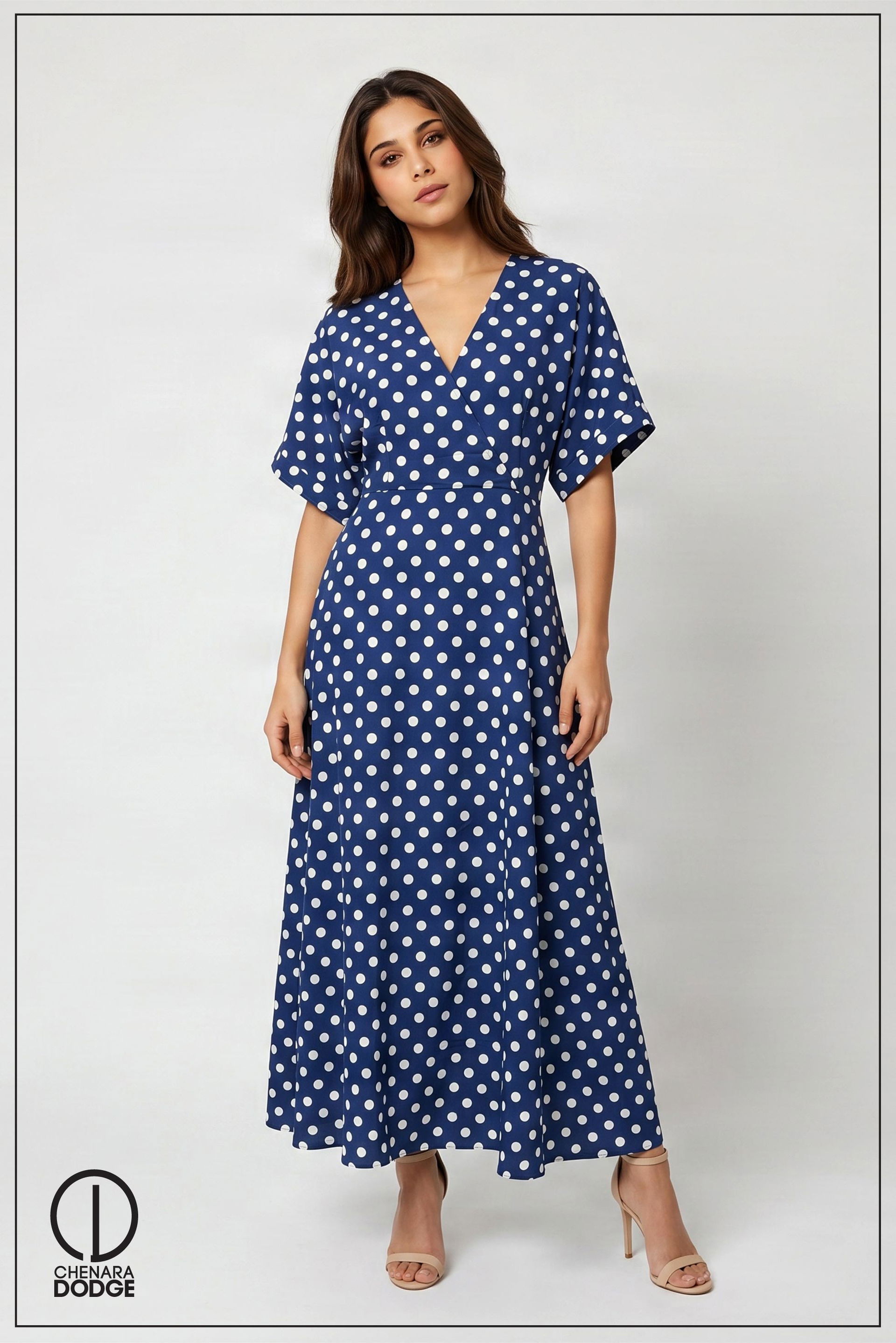 BELL SLEEVE MAXI DRESS