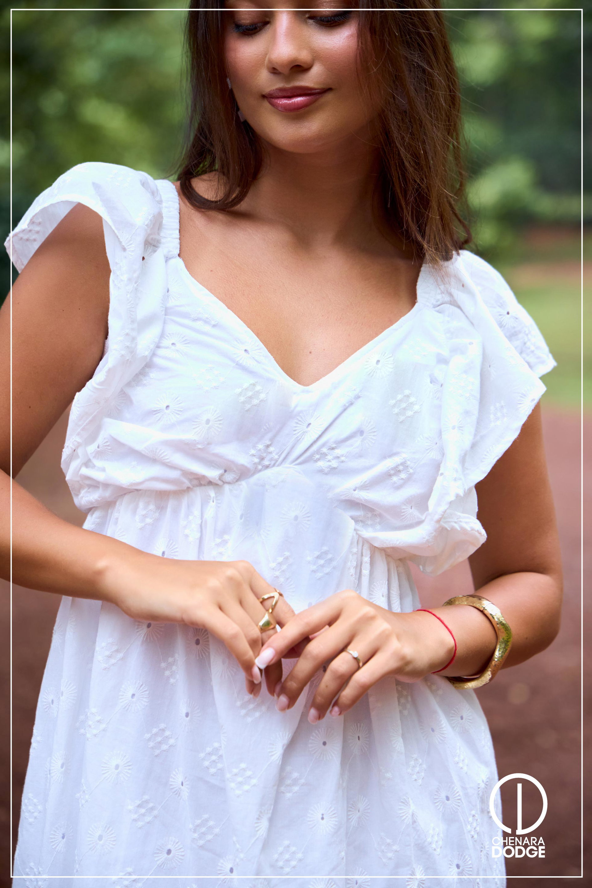 BELLA FLUTTER SLEEVE MINI DRESS