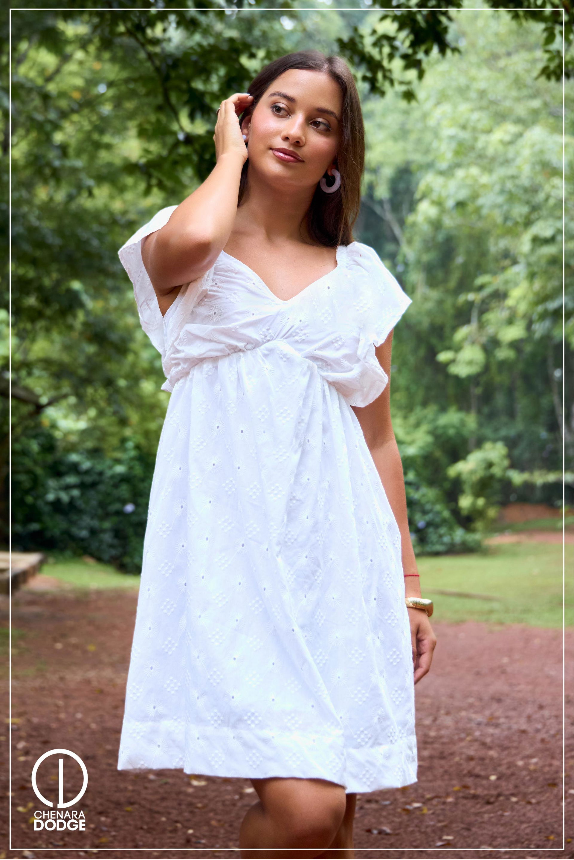 BELLA FLUTTER SLEEVE MINI DRESS