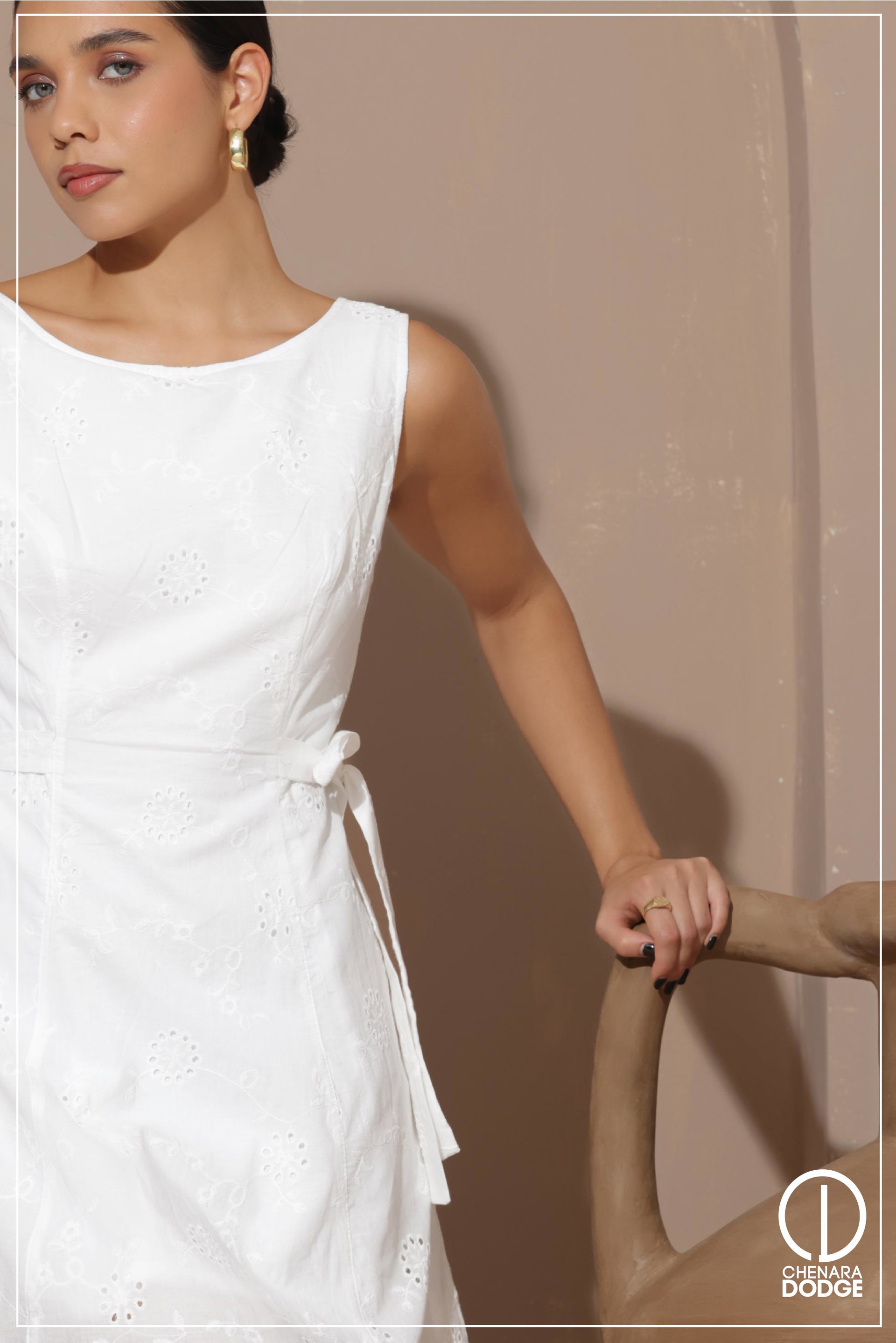 BELLA SIDE KNOT MINI DRESS