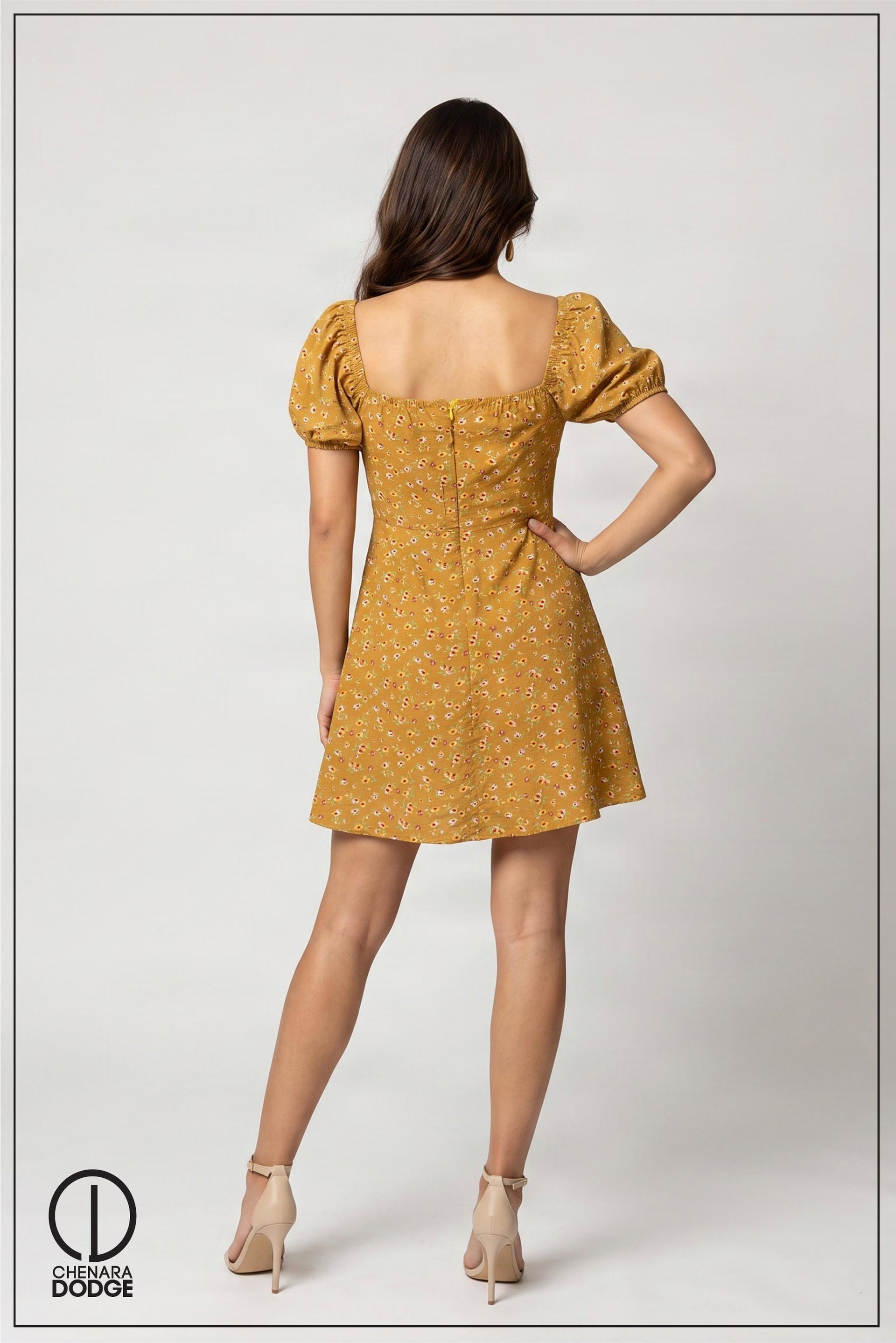 CAMERON SQUARE NECK MINI DRESS