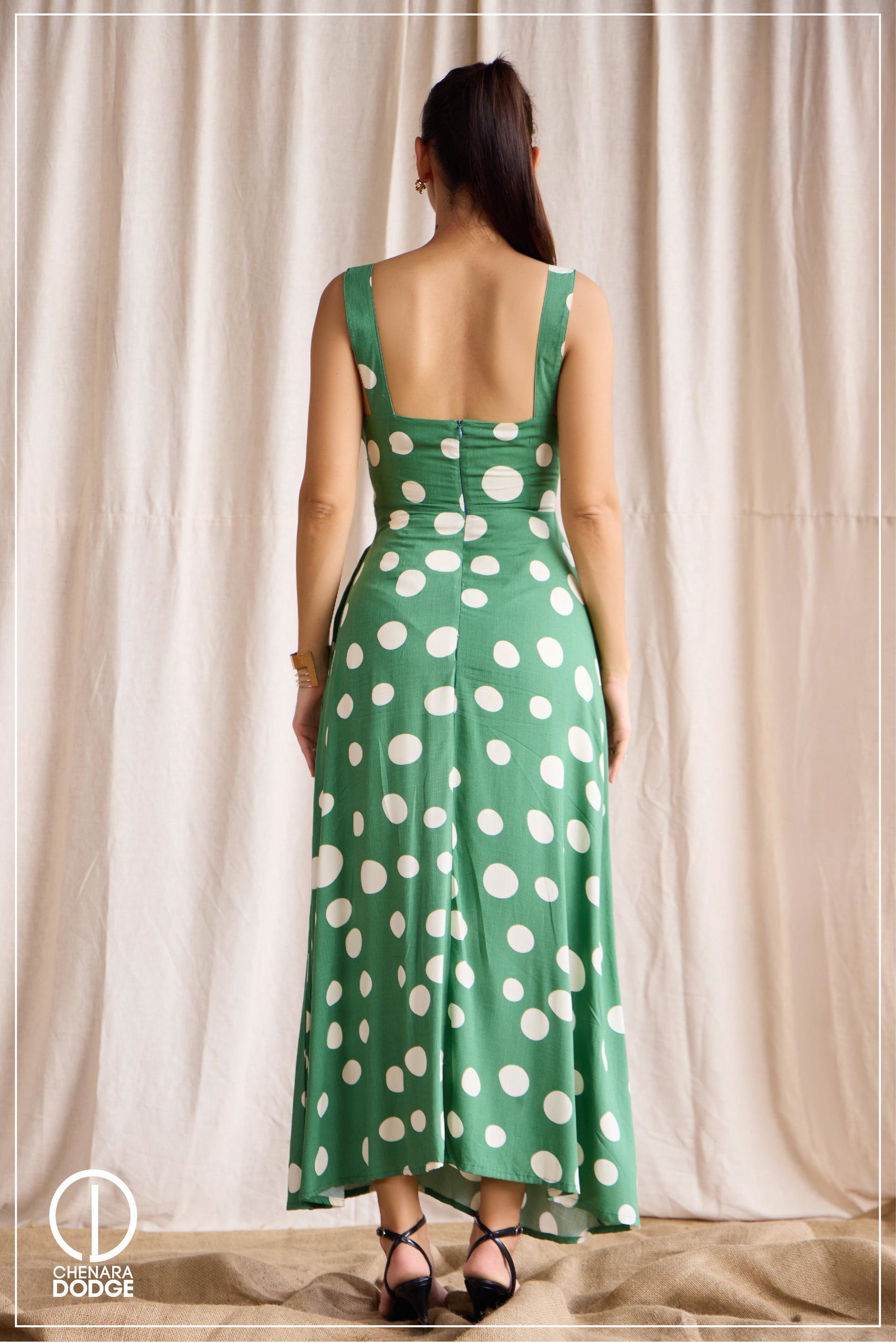 CLARA THICK STRAP MAXI DRESS