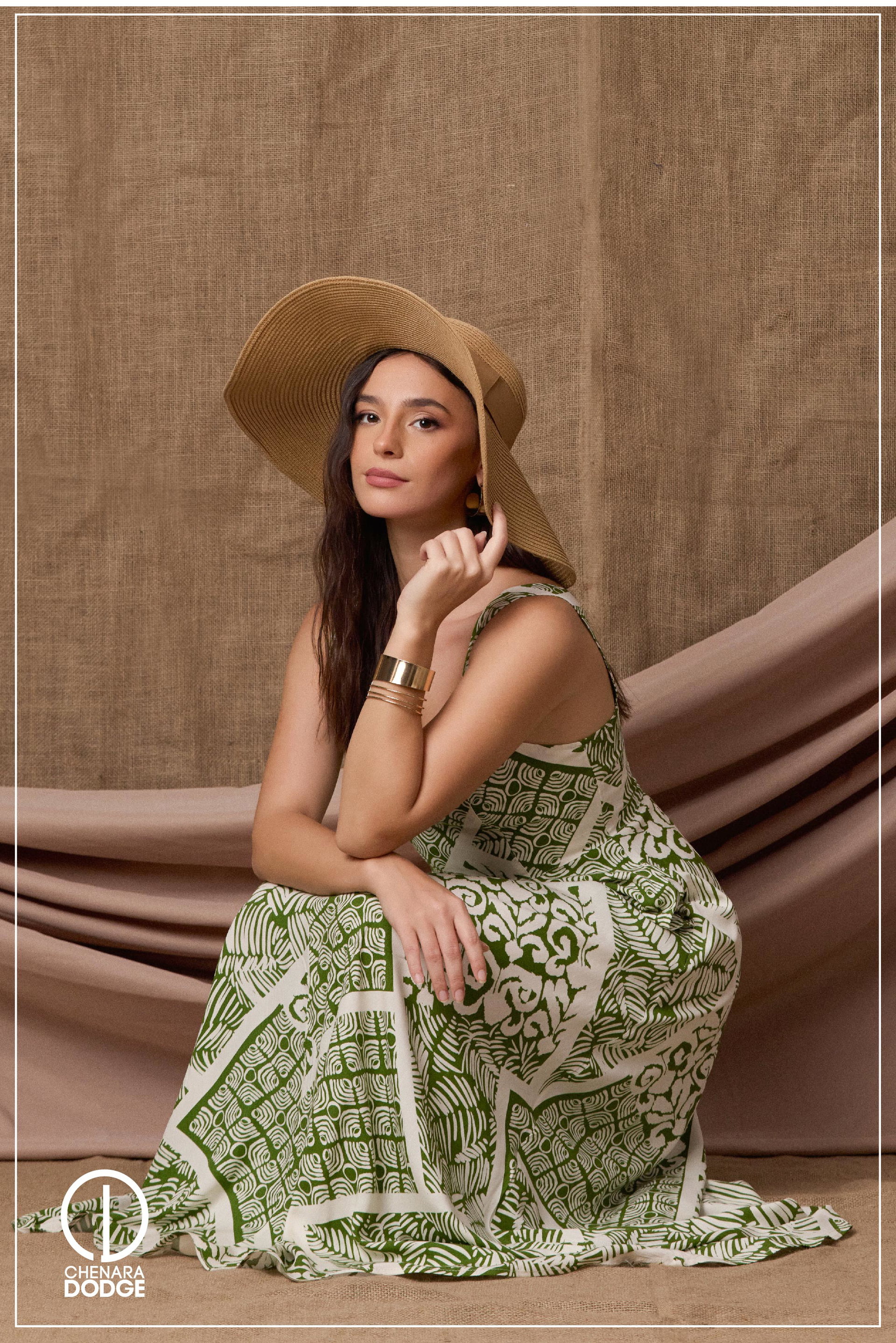 CLARA THICK STRAP MAXI DRESS