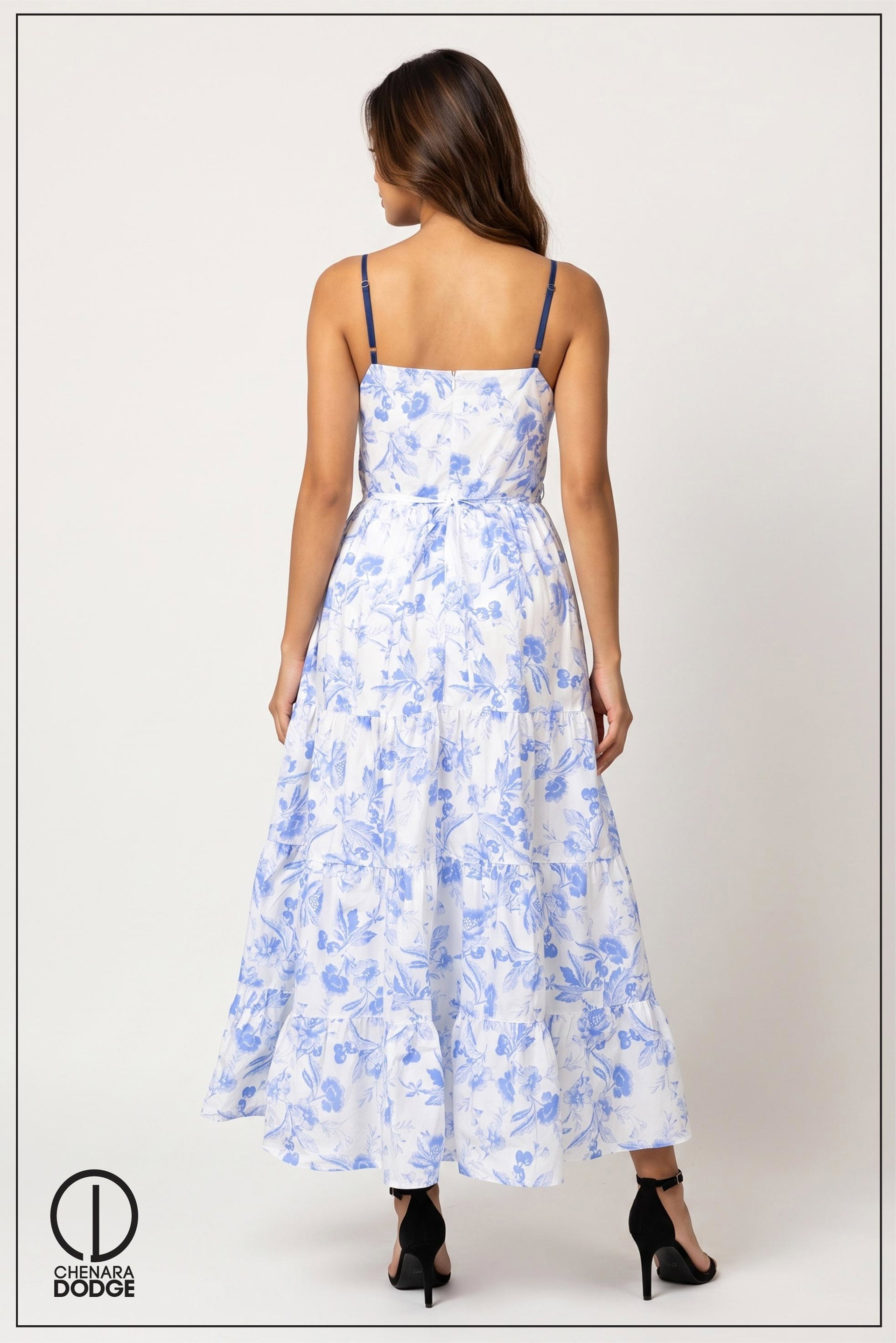 CLAUDIA GATHERED DETAIL MAXI DRESS