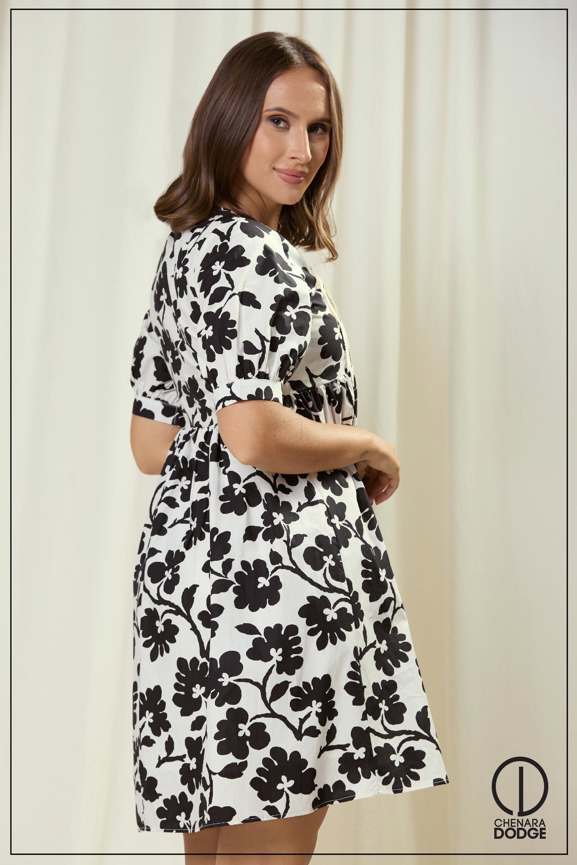 CLEO PUFF SLEEVE MINI DRESS