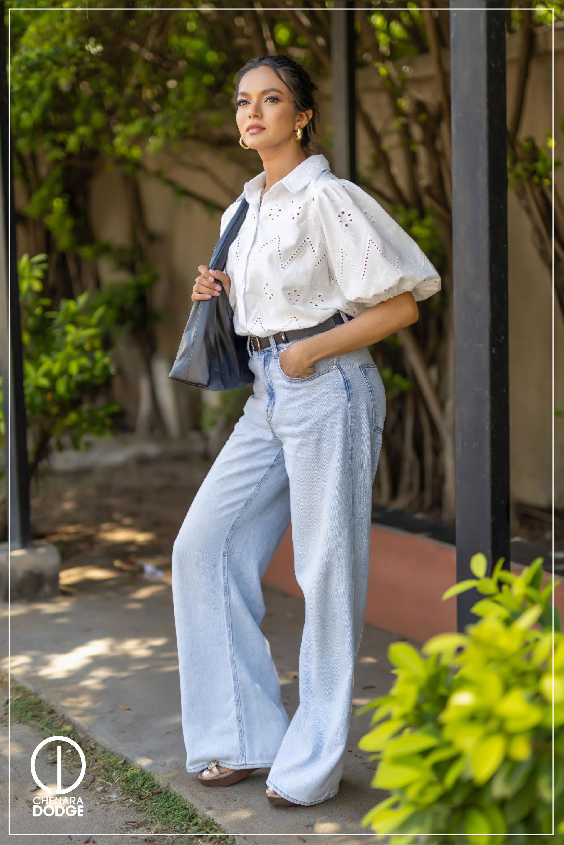 CYNTHIA PUFF SLEEVE CAUSAL TOP