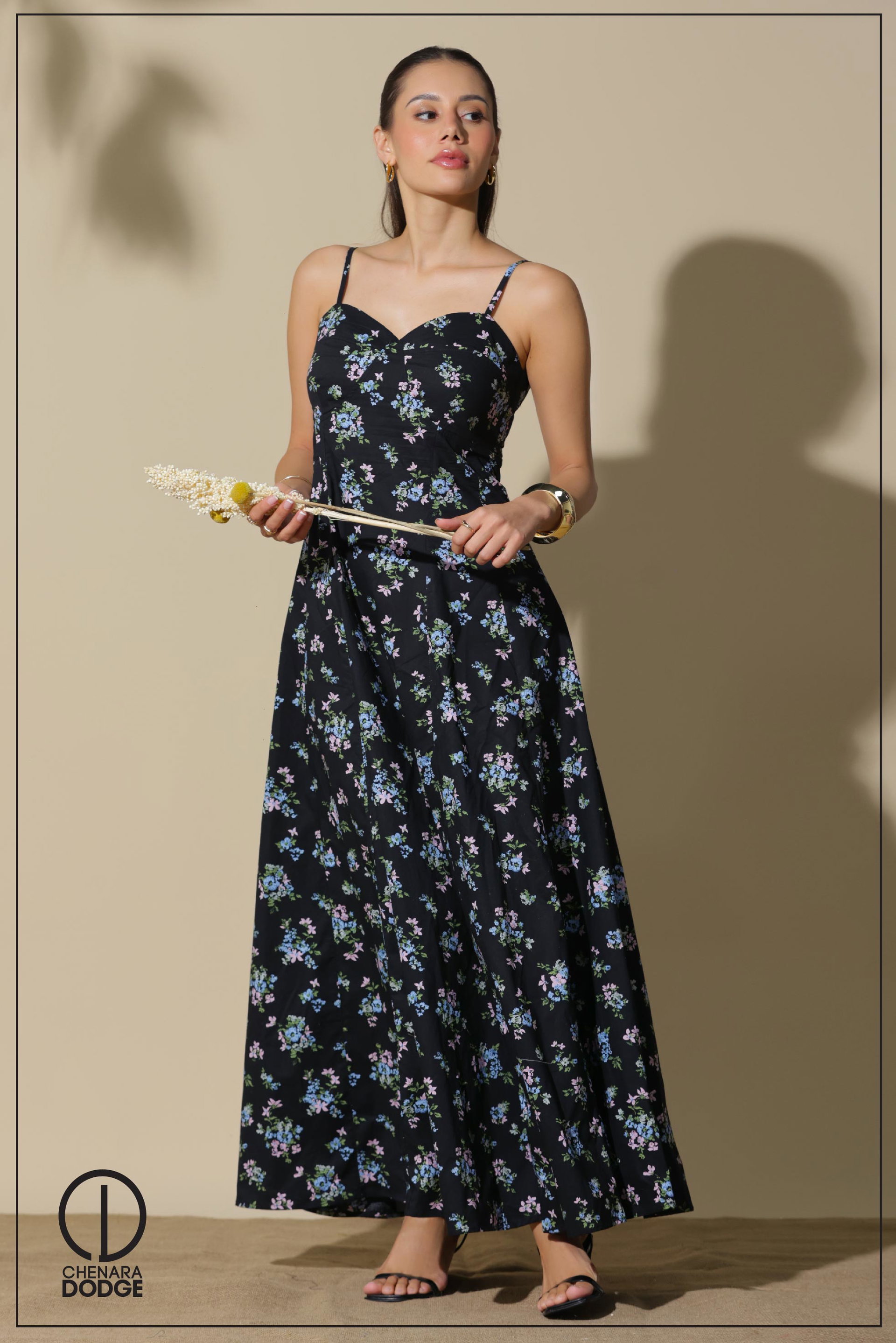 DAISY STRAPPY MAXI DRESS