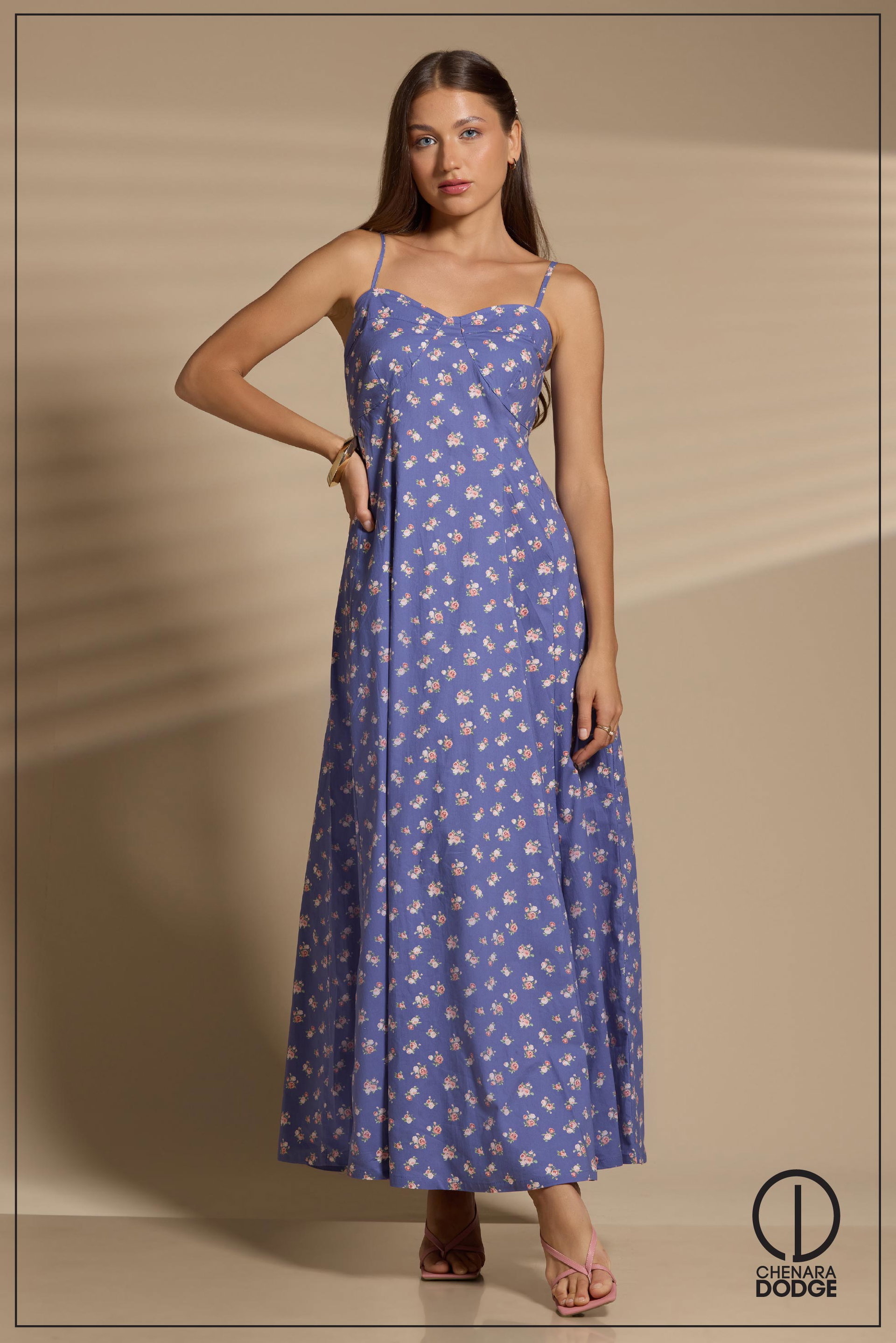 DAISY STRAPPY MAXI DRESS