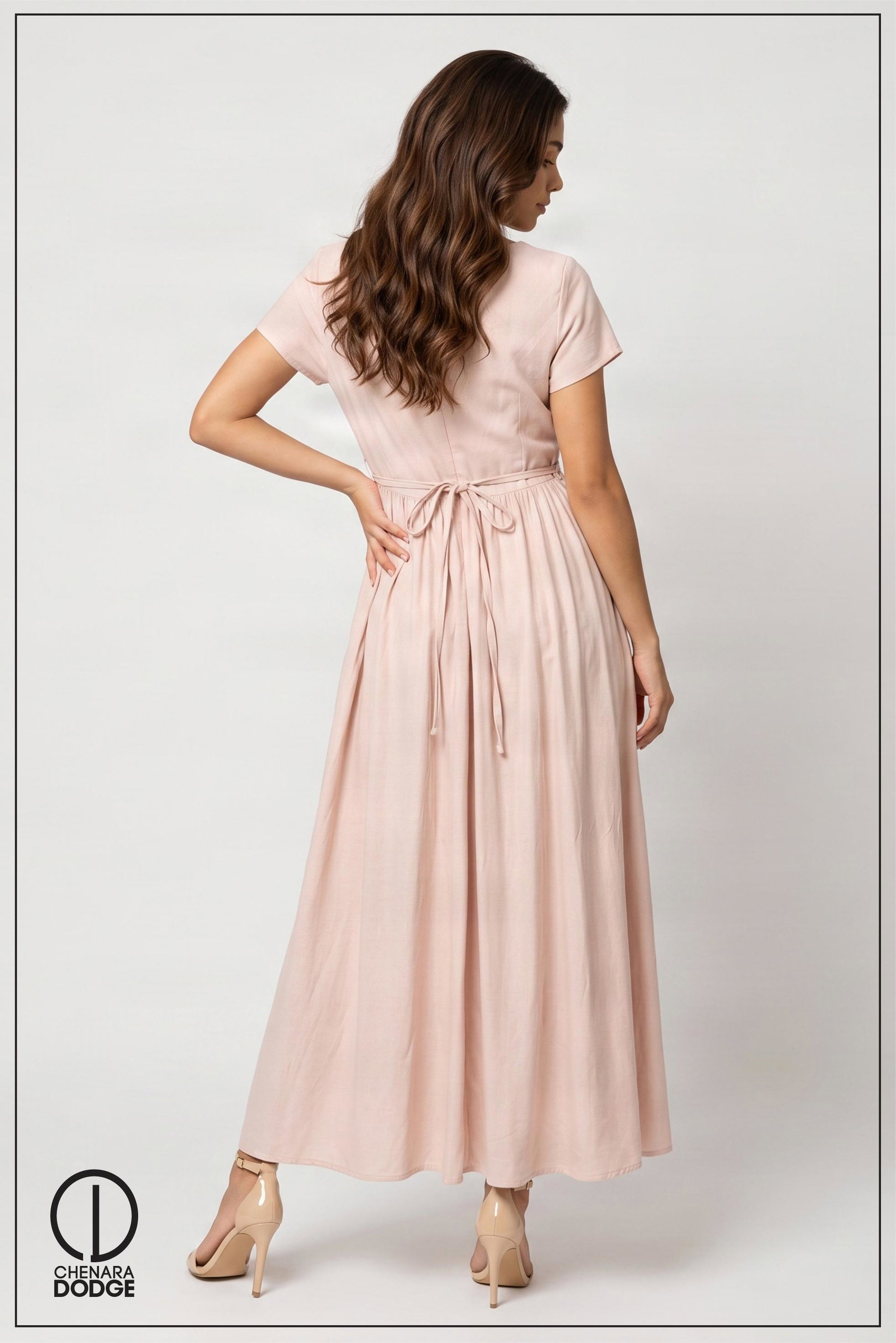 DANIELLE SQUARE NECK MAXI DRESS