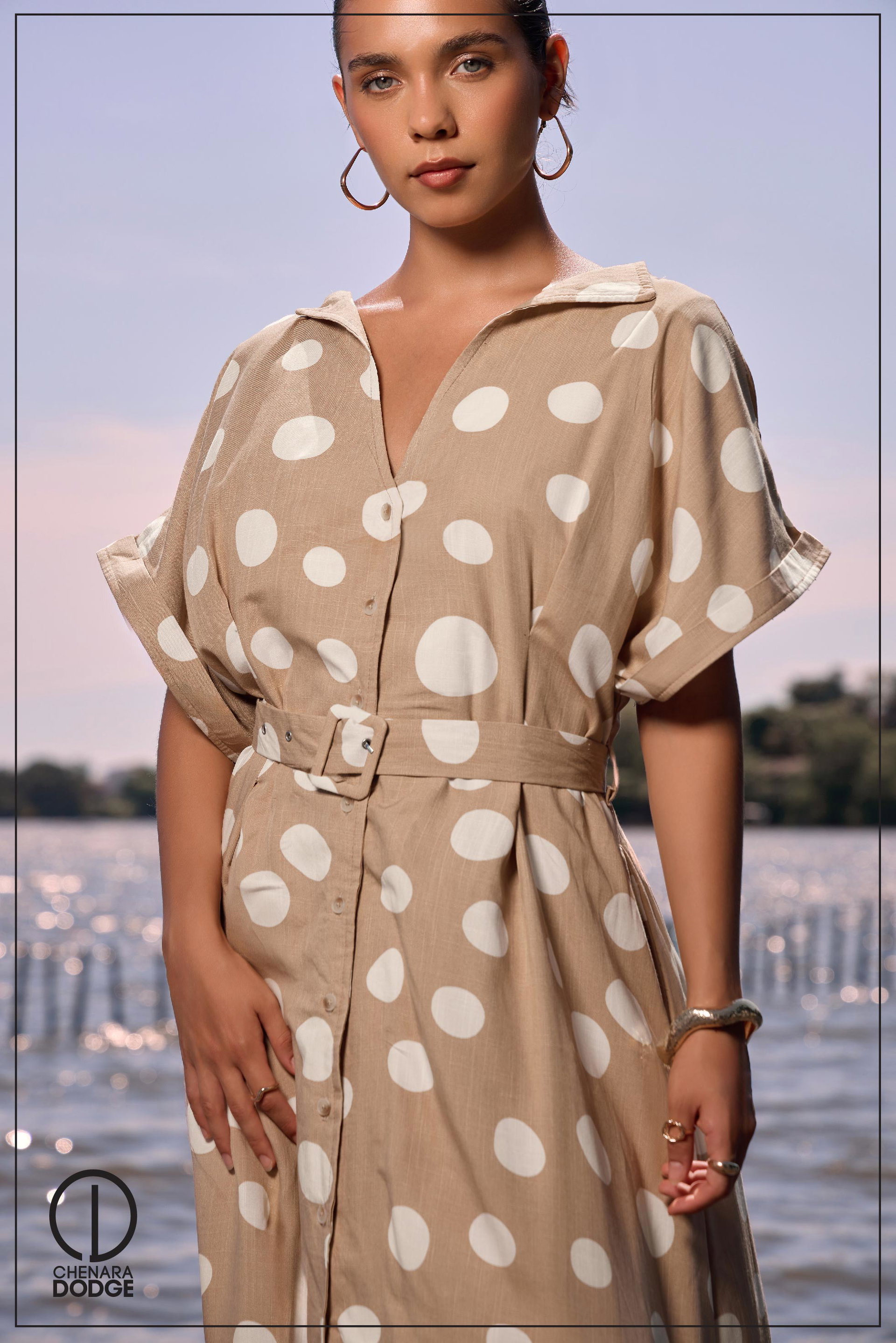 DEBBIE V NECK MAXI DRESS