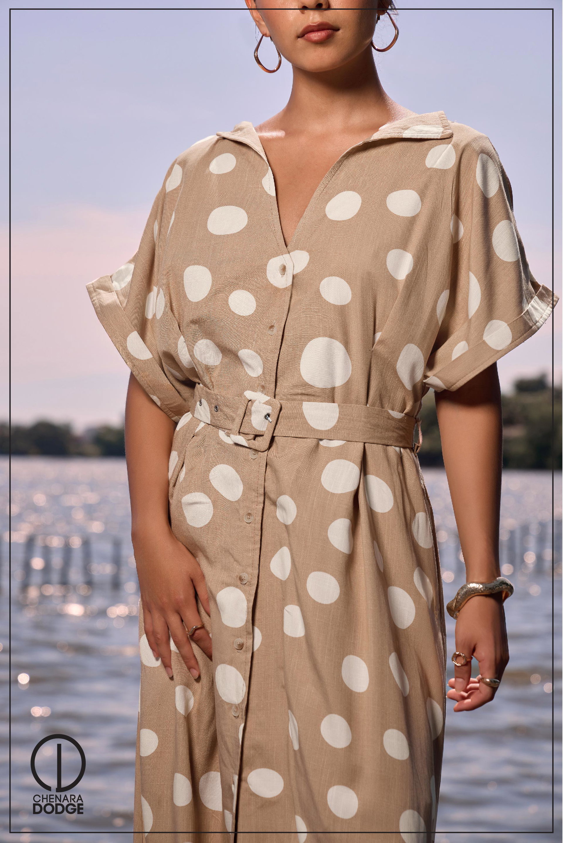 DEBBIE V NECK MAXI DRESS