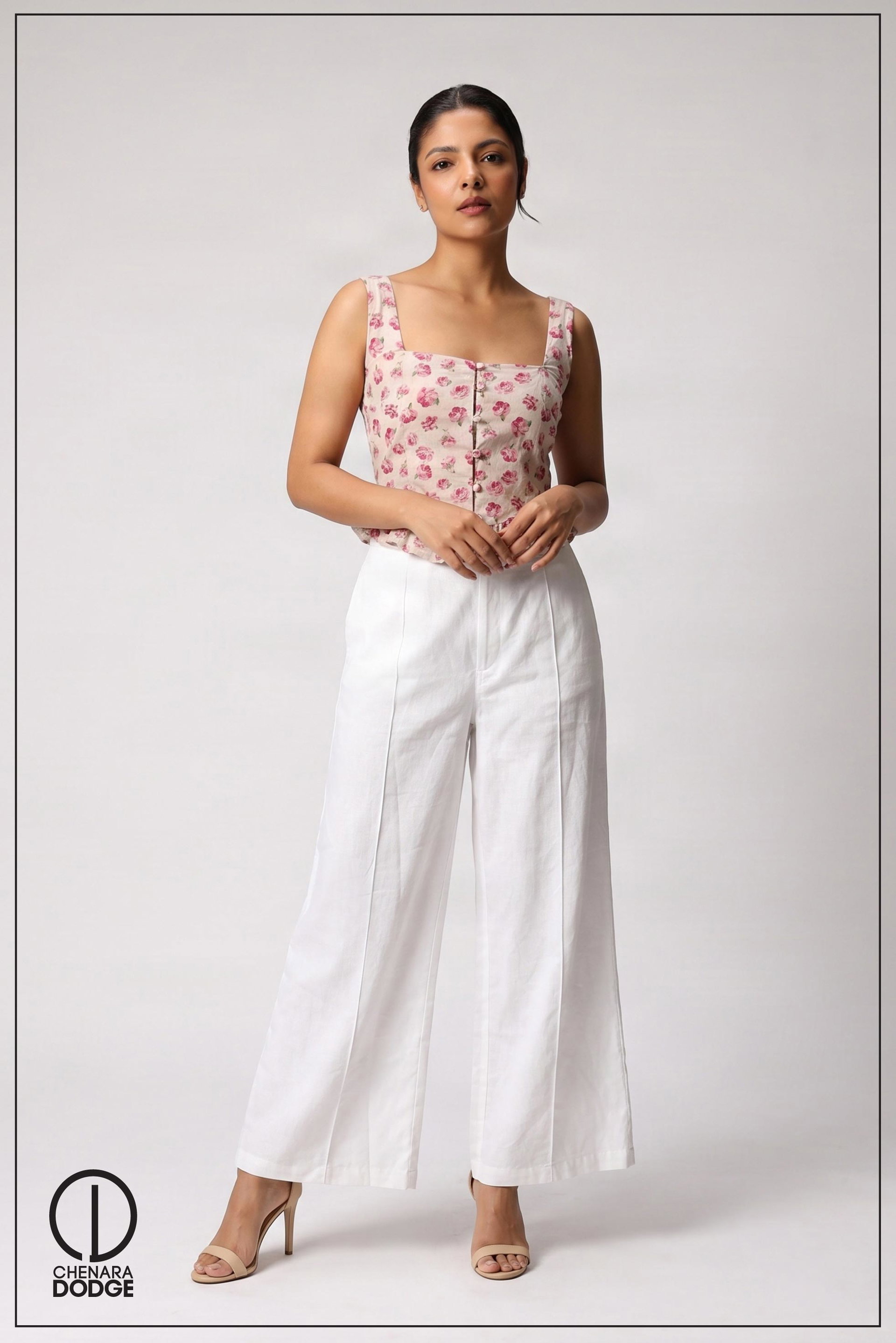 DIANE SQUARE NECK CASUAL TOP