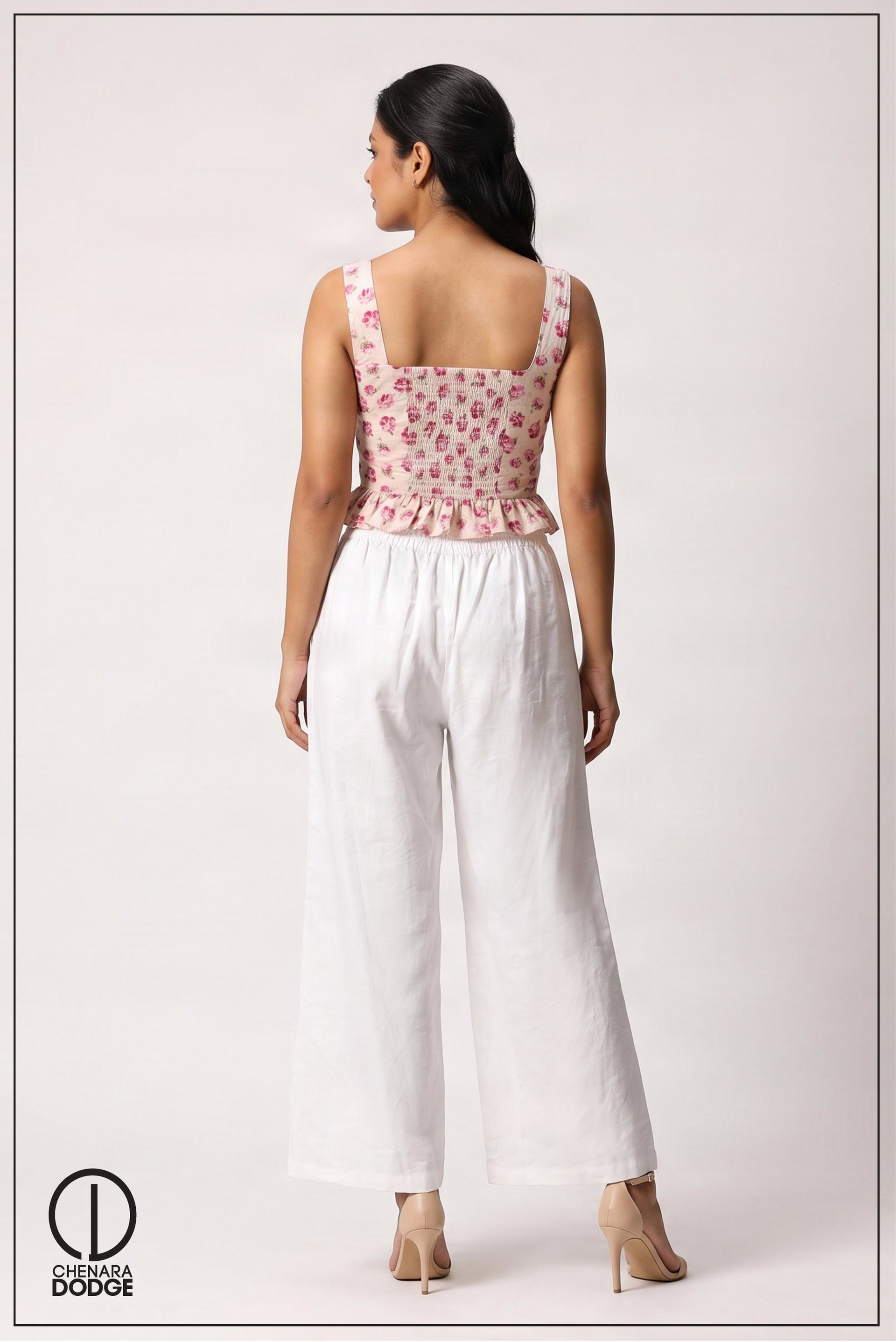 DIANE SQUARE NECK CASUAL TOP