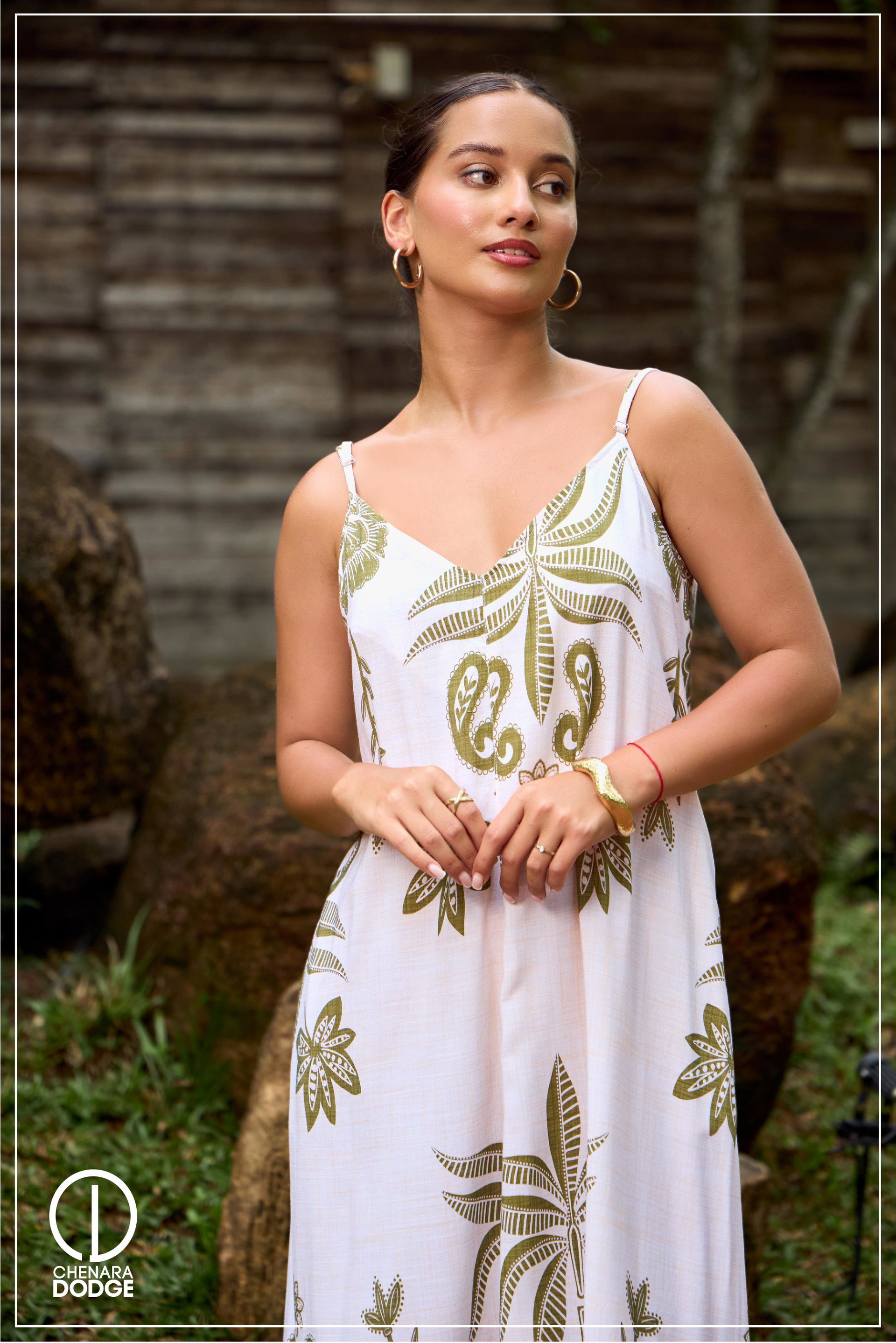 DOLIA STRAPPED MAXI DRESS