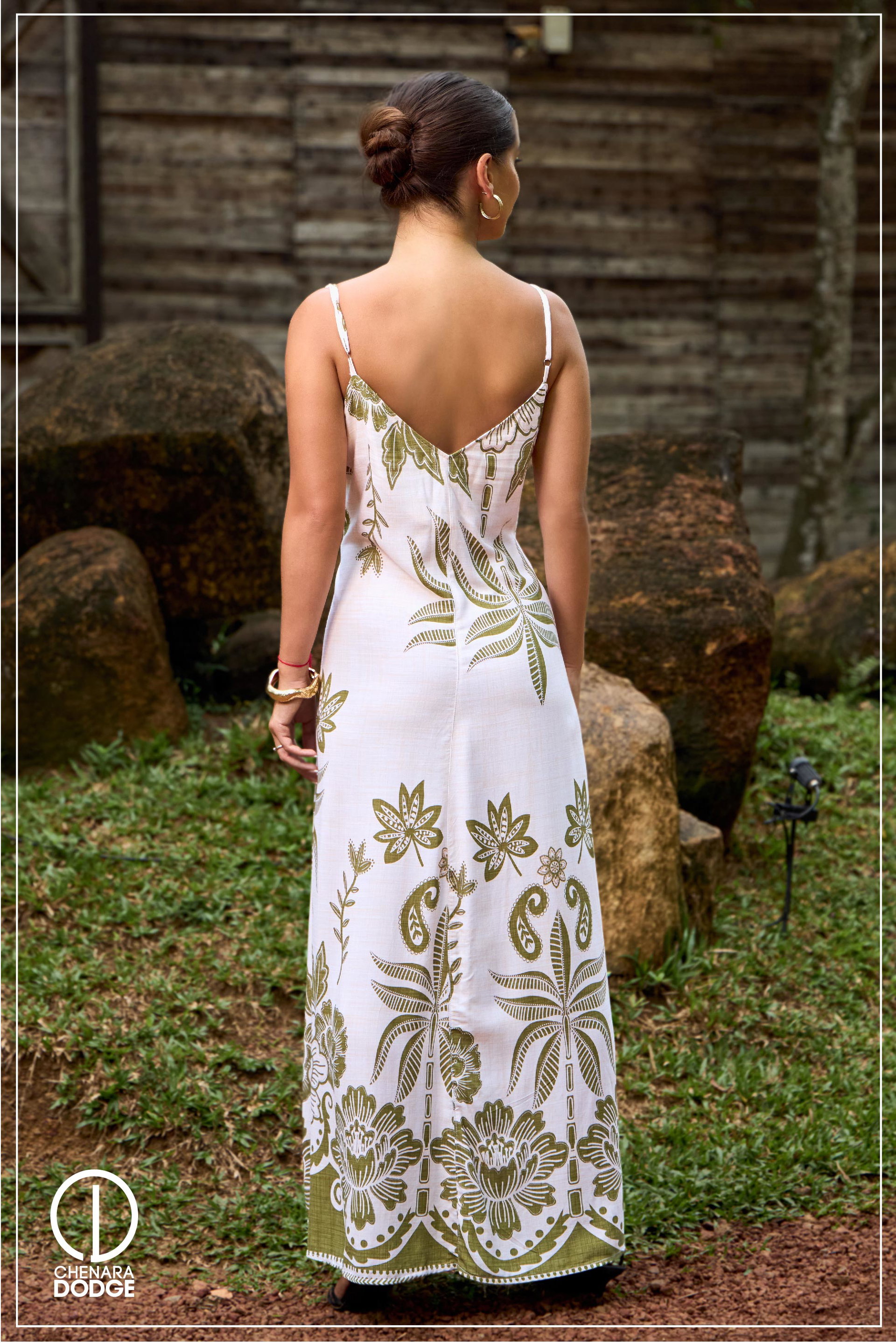 DOLIA STRAPPED MAXI DRESS