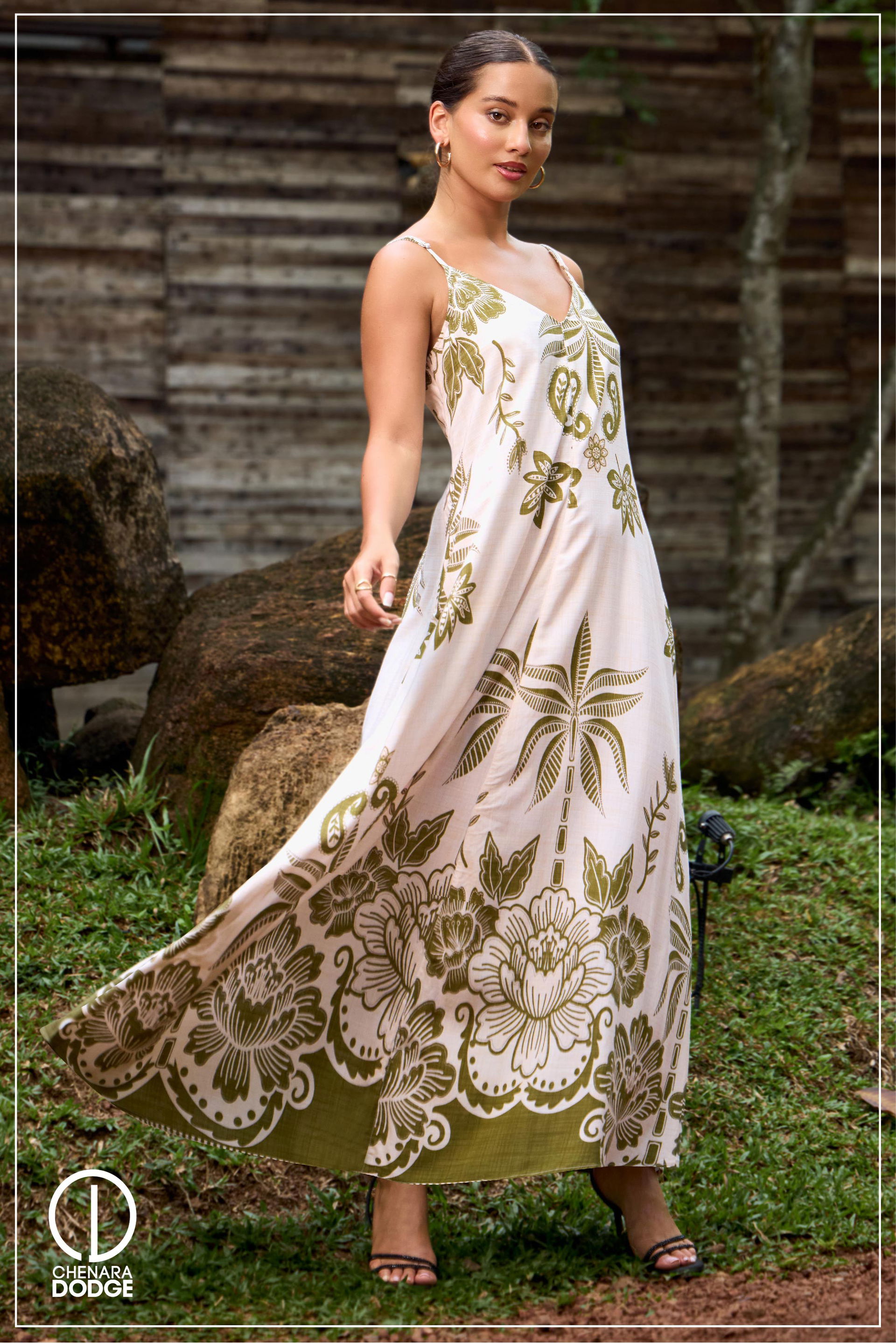 DOLIA STRAPPED MAXI DRESS