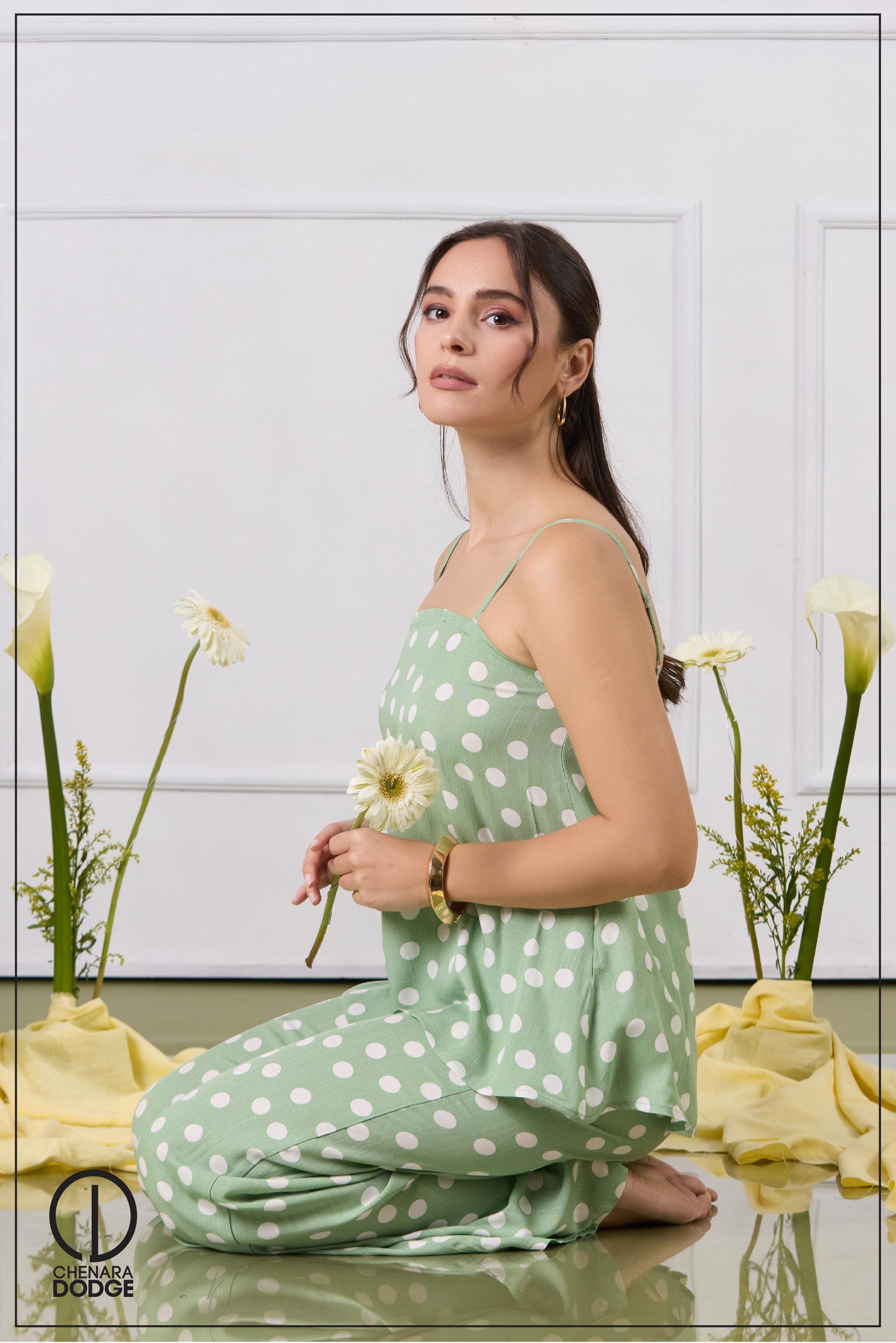 DORA STRAPPED FLARE  TWO PIECE SET