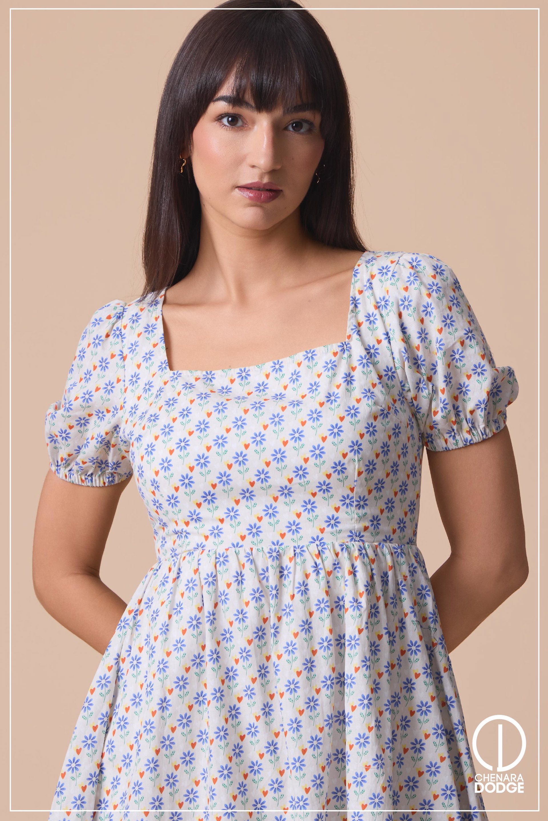 DOROTHY PUFF SLEEVE MINI DRESS