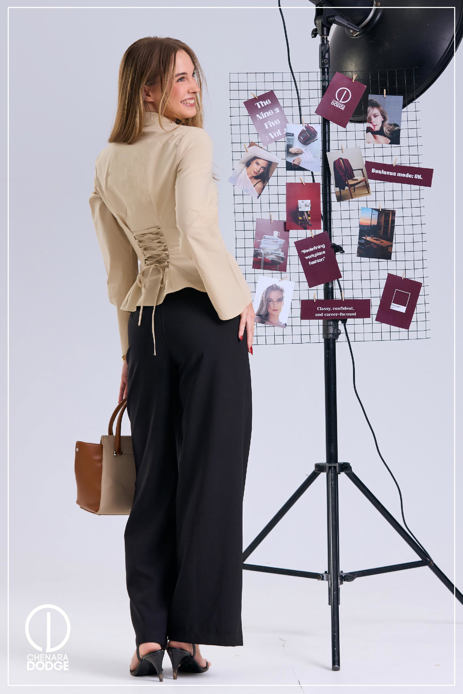EHLANI BACK TIE-UP TOP