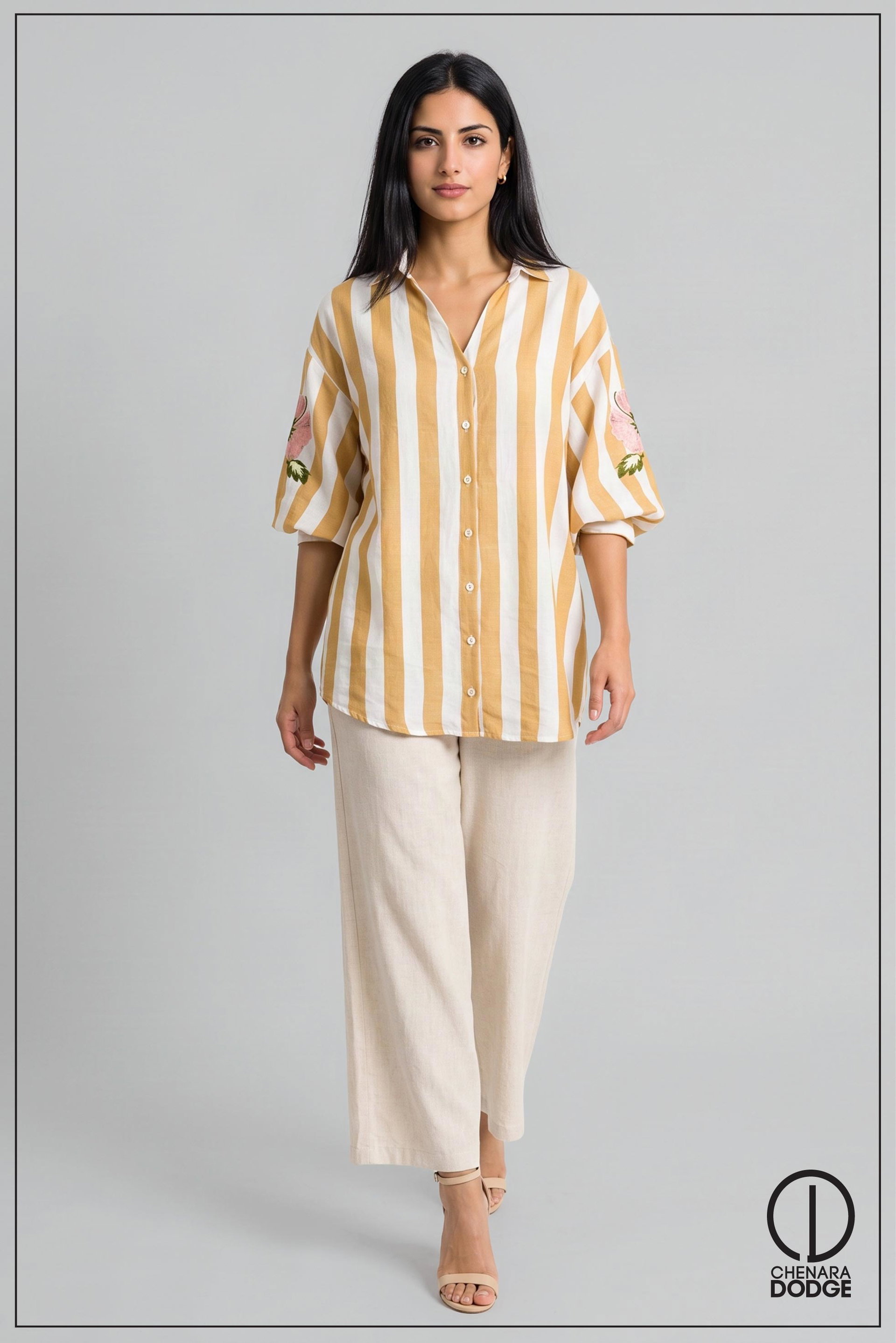 ELIZA OVERSIZED EMB TOP