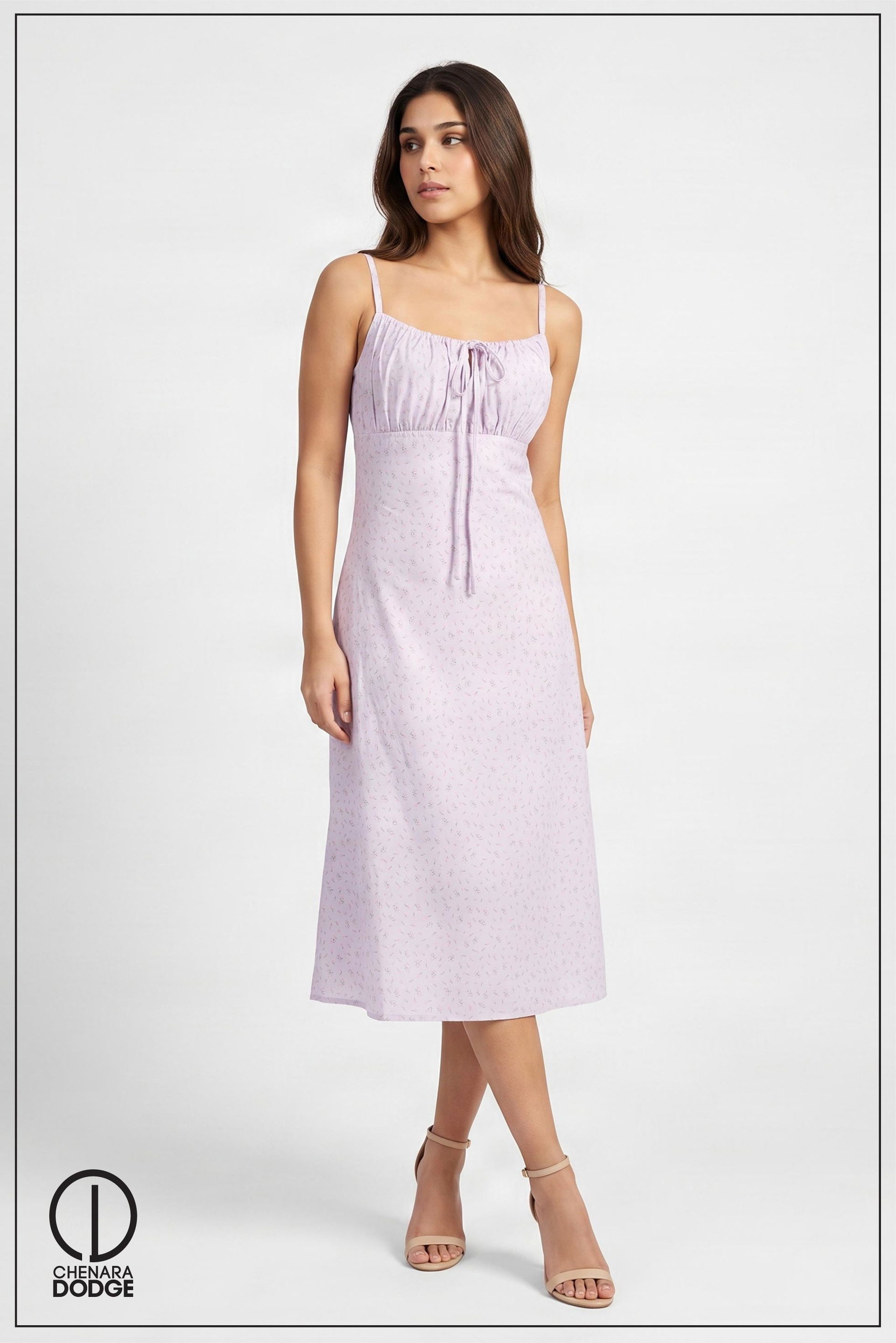 EMILY BUSTIER MIDI DRESS