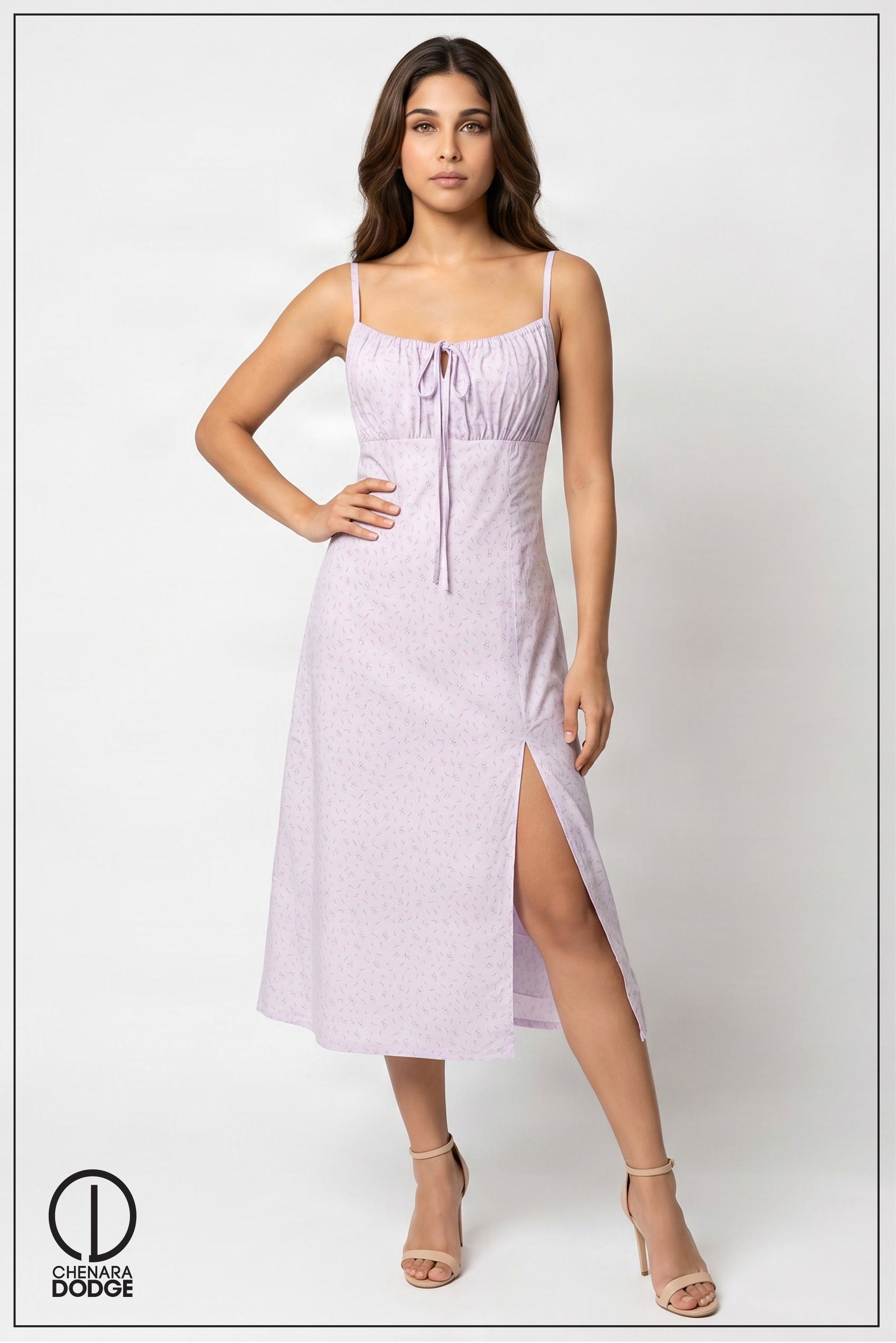 EMILY BUSTIER MIDI DRESS