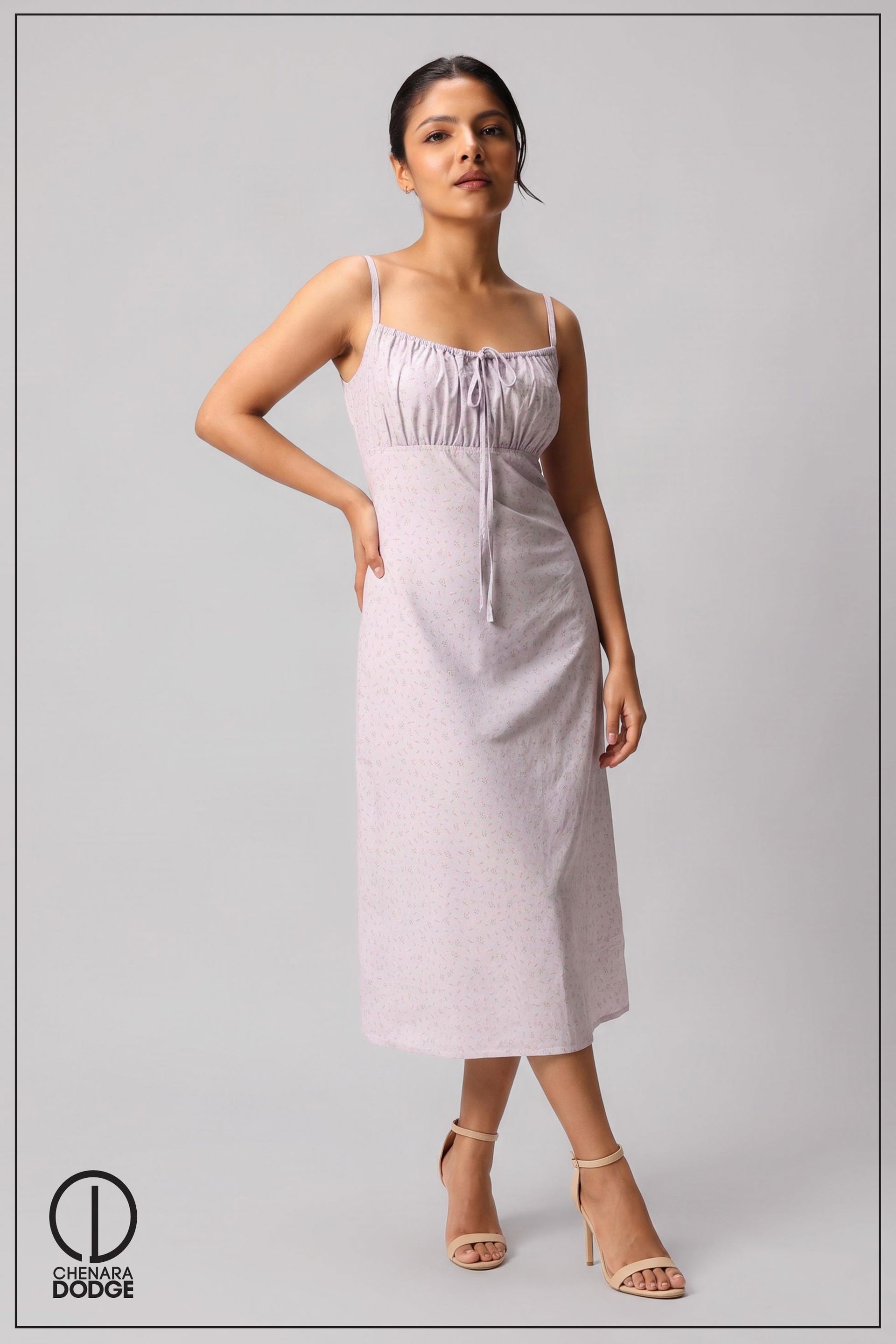 EMILY BUSTIER MIDI DRESS
