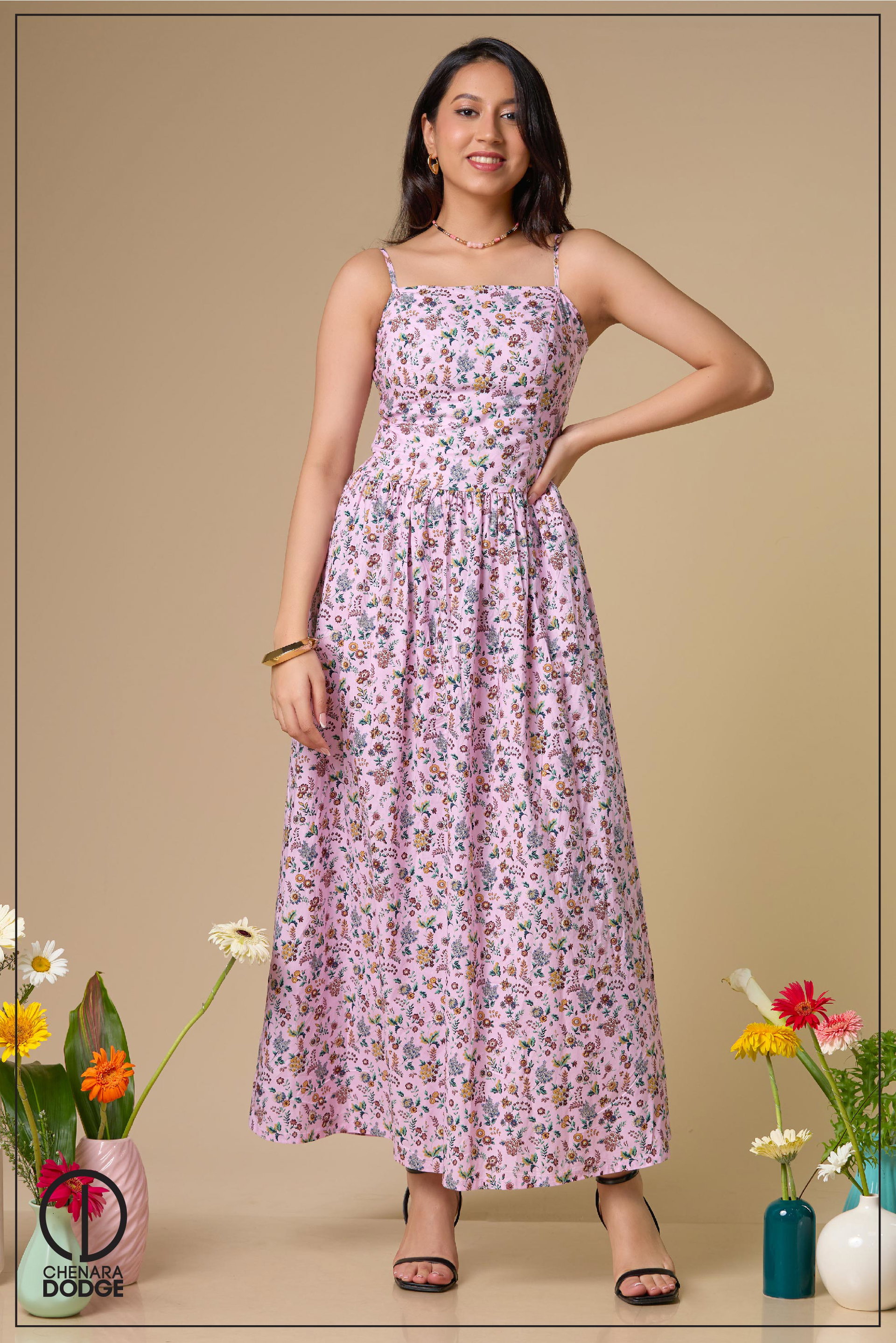 EMMA DROP WAIST MAXI DRESS