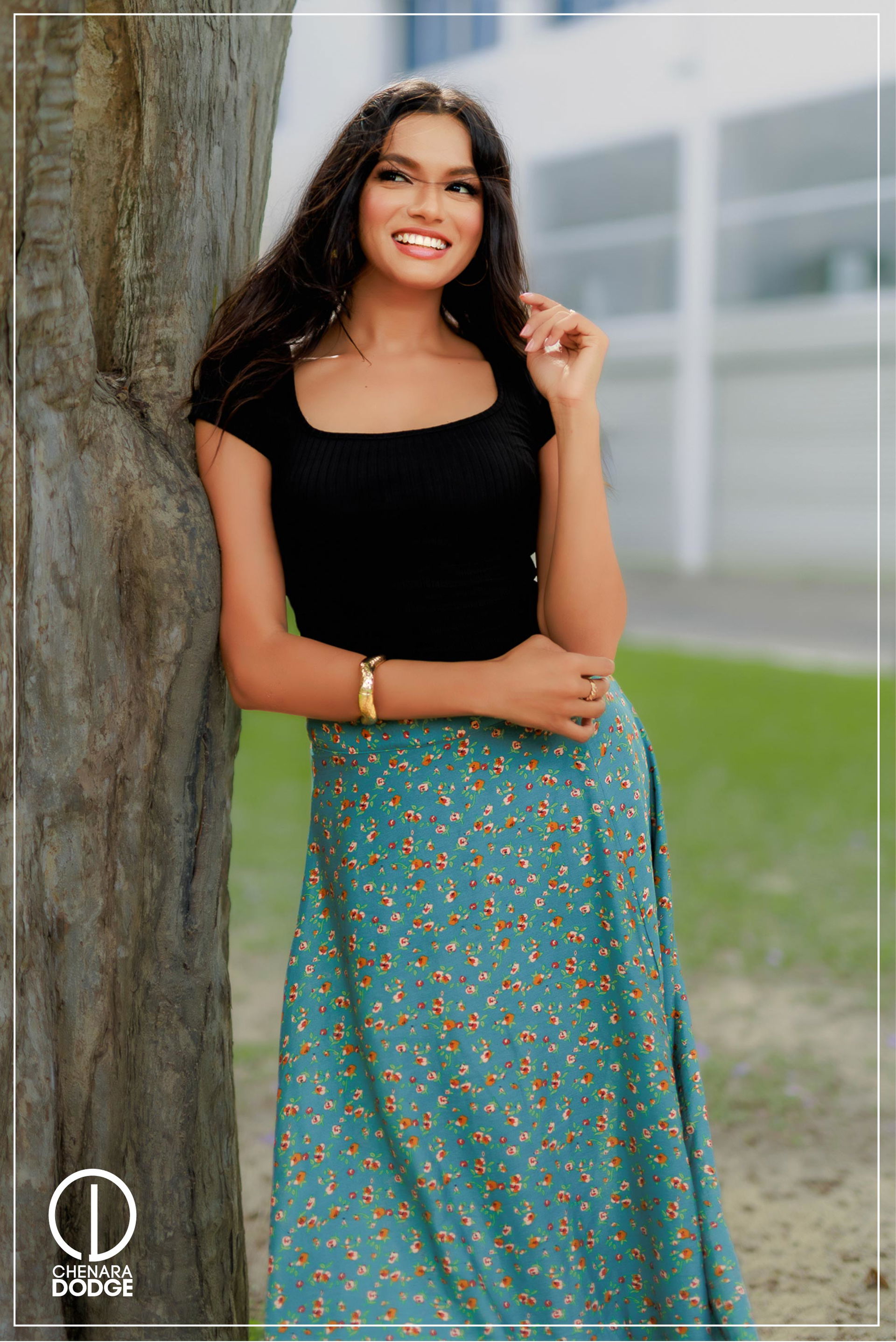 EMMA HIGH WAIST MIDI SKIRT