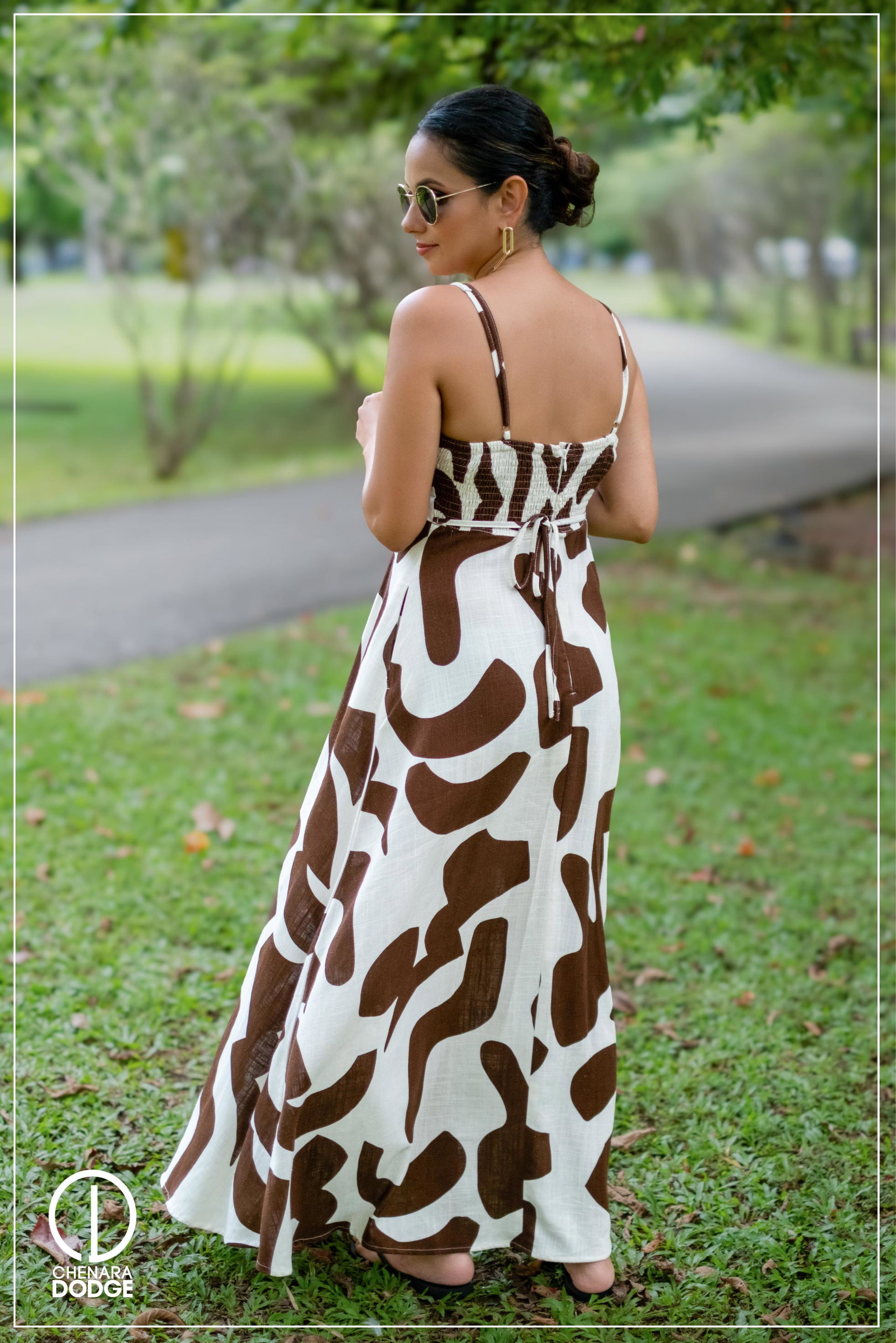 EMMA LADIES STRAPPY MAXI DRESS