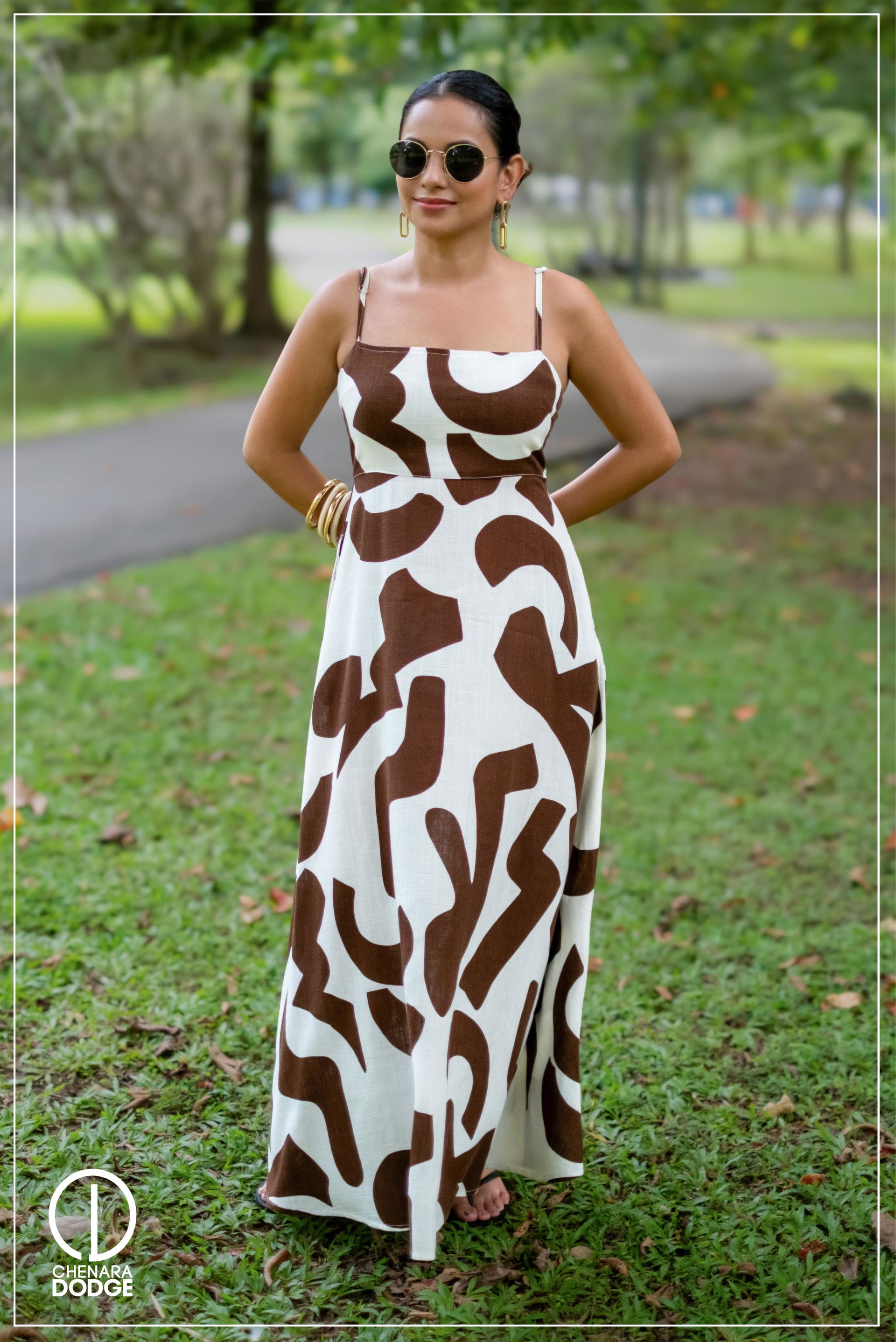 EMMA LADIES STRAPPY MAXI DRESS