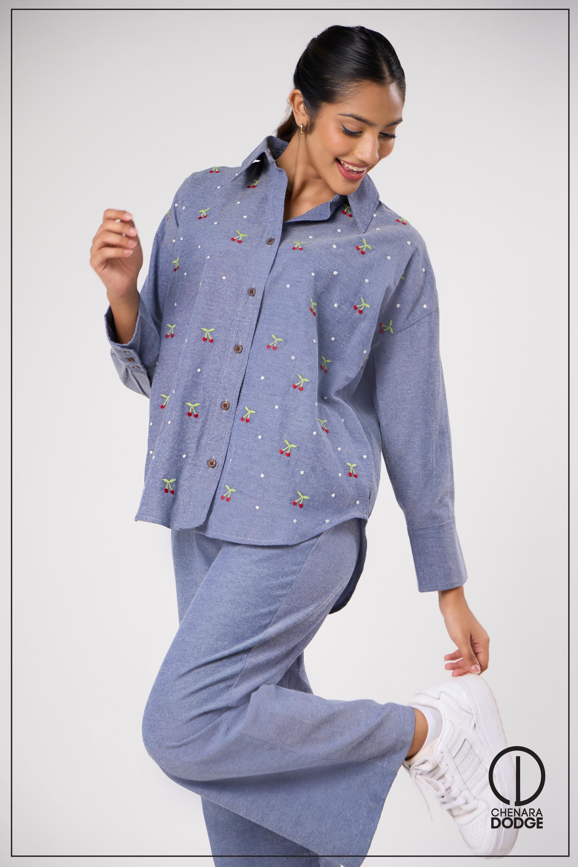 STACEY EMBROIDERED SHIRT