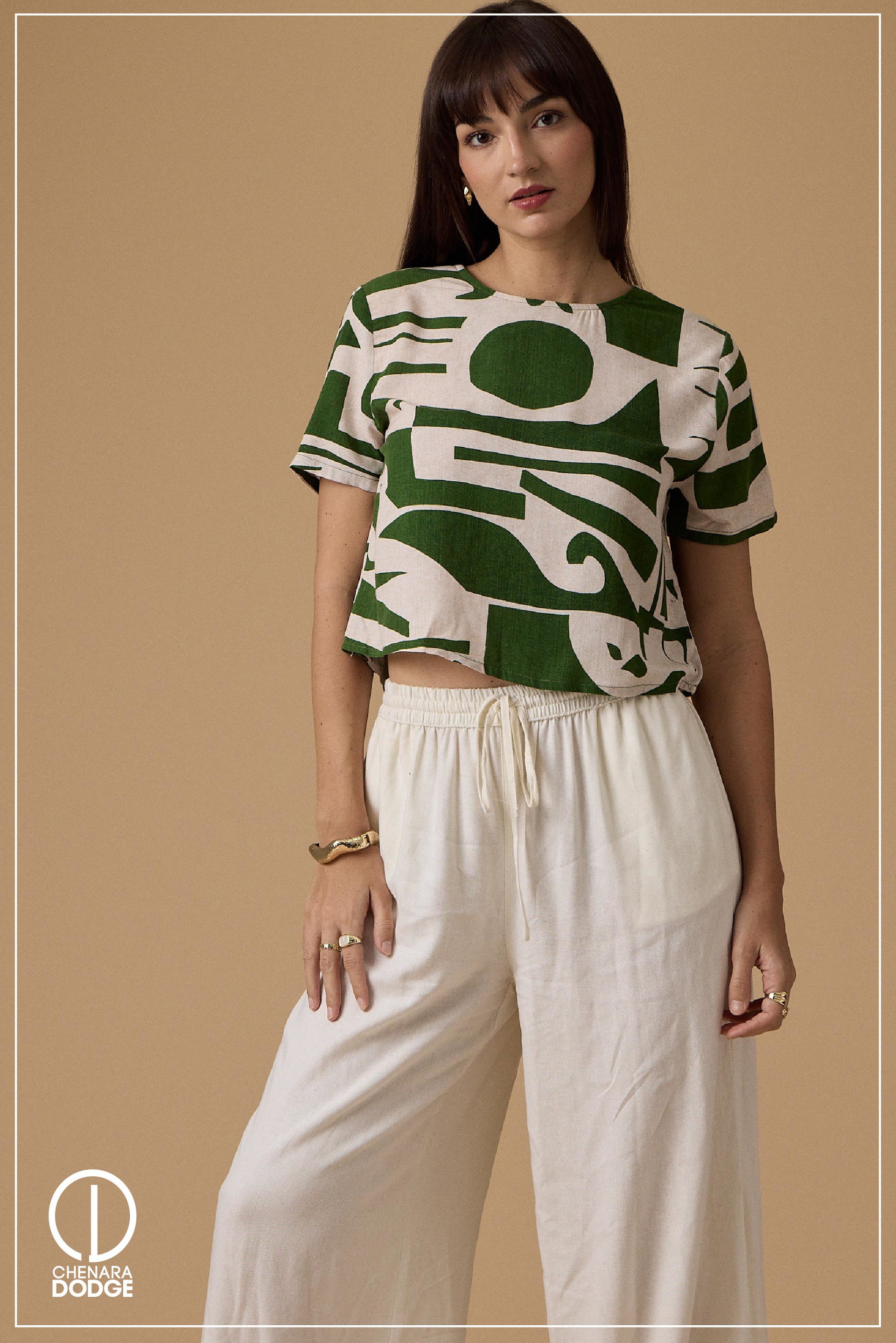 EVA ROUND NECK CROP TOP