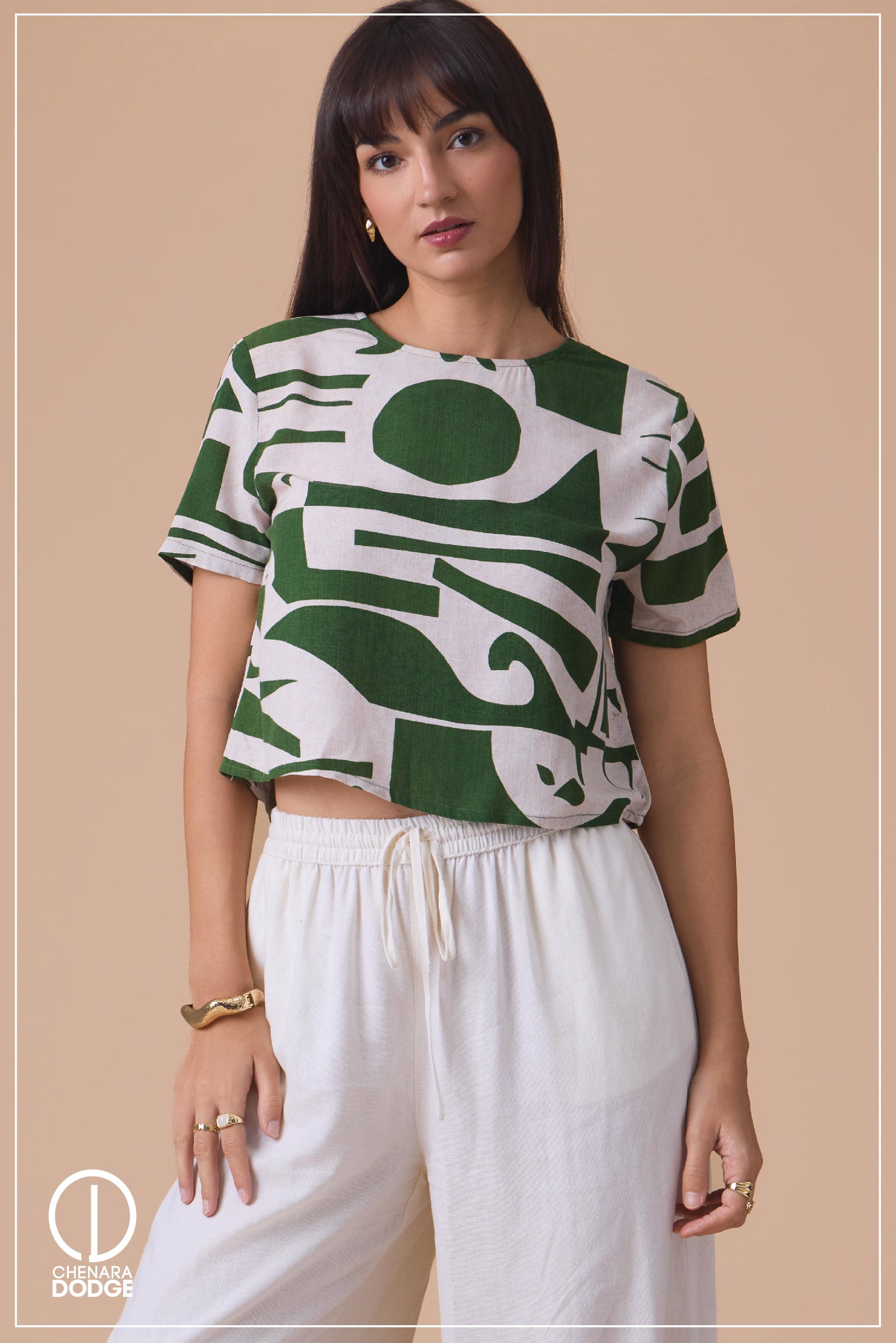 EVA ROUND NECK CROP TOP
