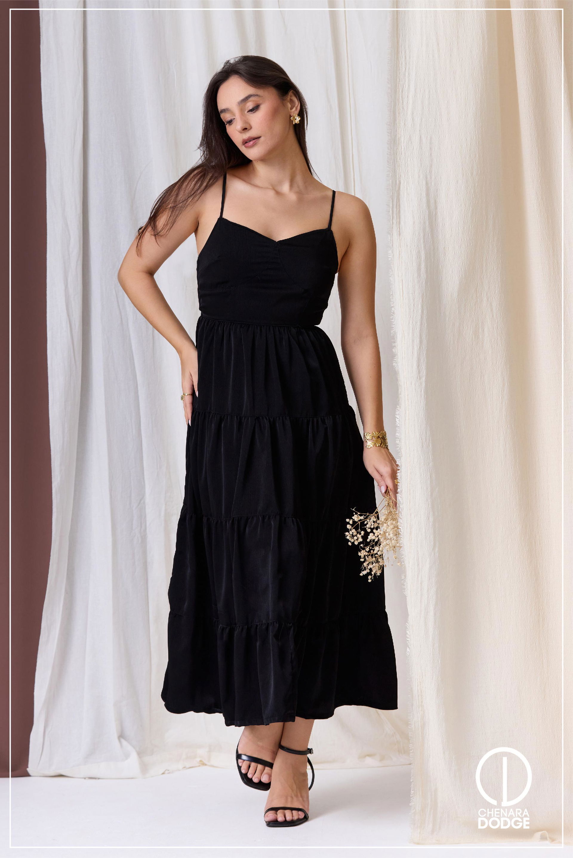 EVA SLEEVELESS MIDI DRESS