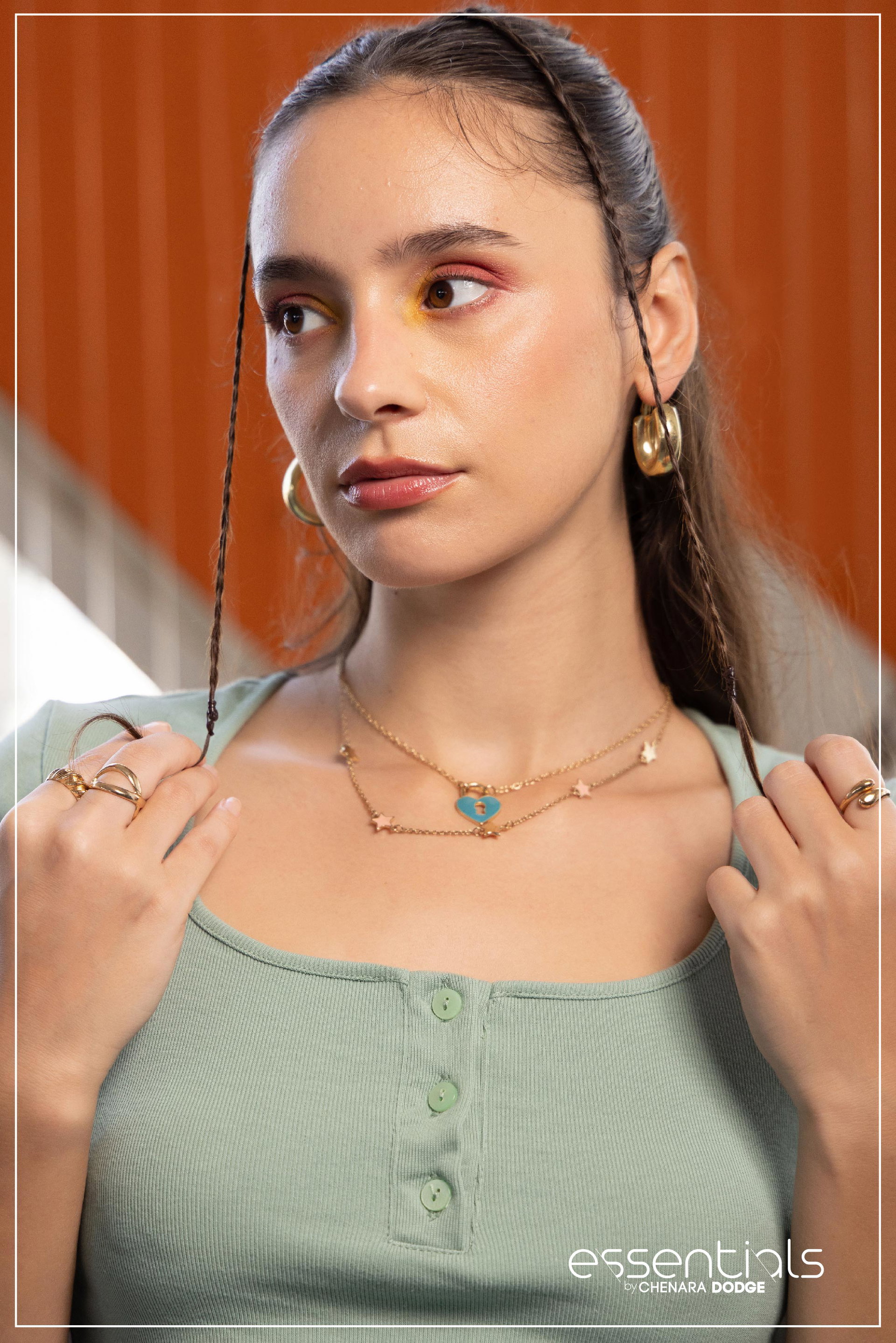 FLORA SQUARE SCOOP NECK RIBBED TOP