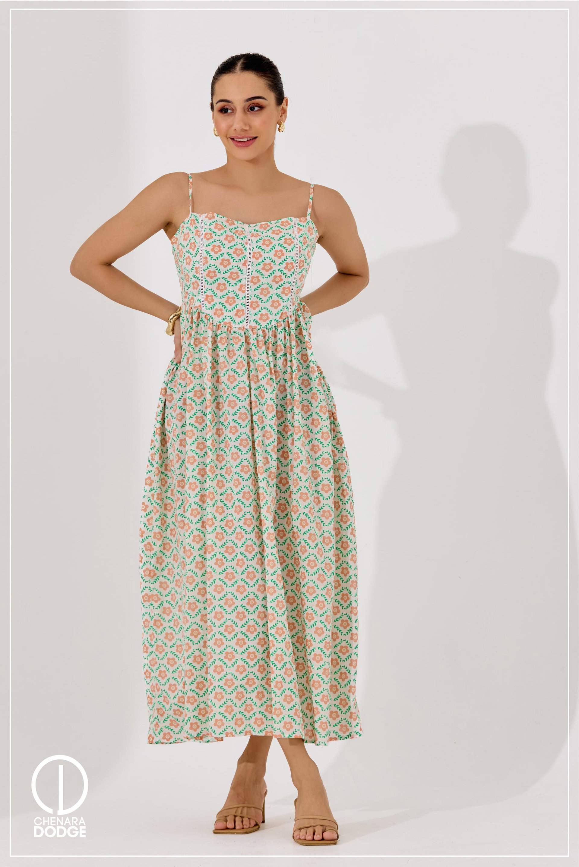 TESSA FLORAL BOHEMIAN MAXI DRESS