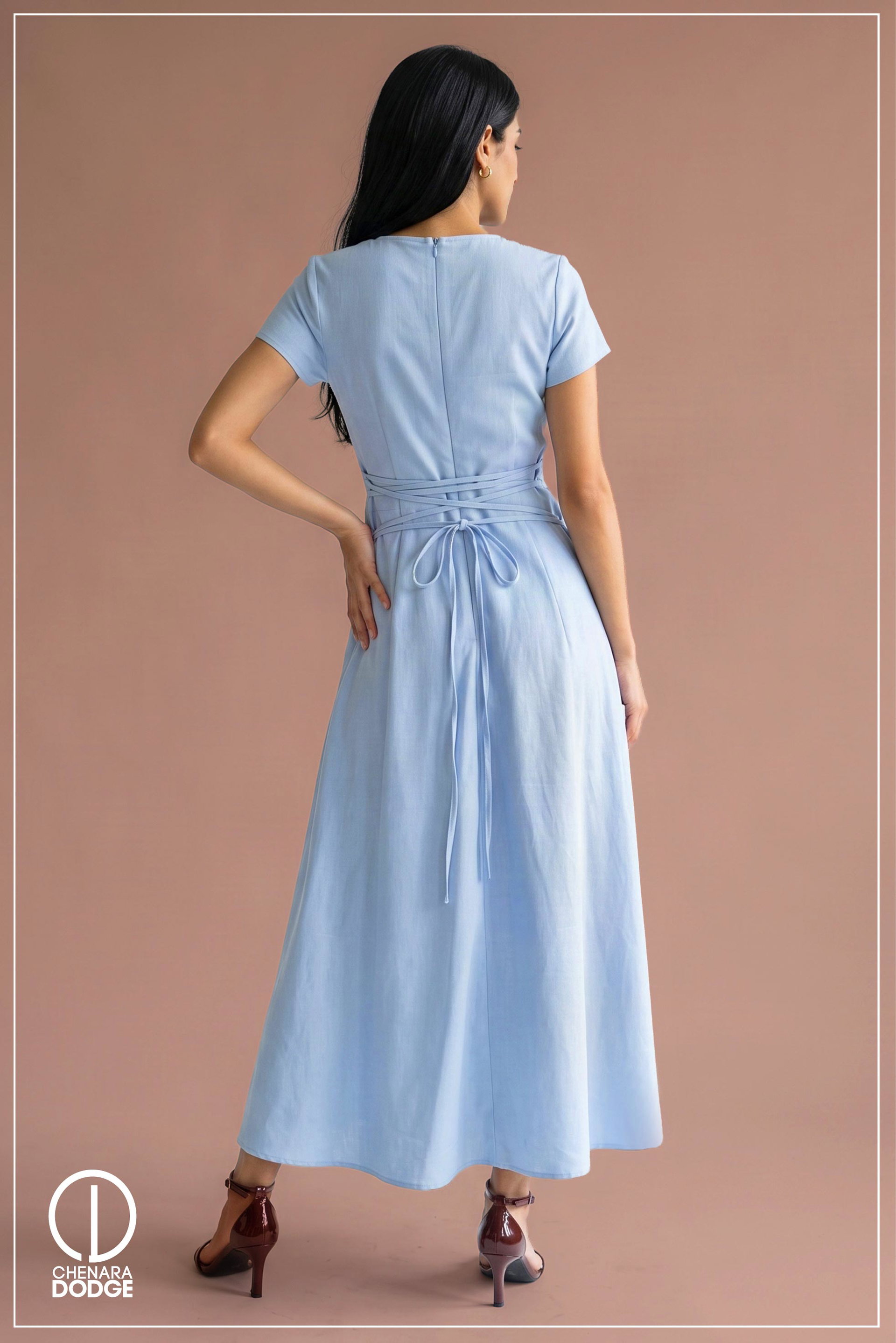 FREYA CORSET BACK MAXI DRESS