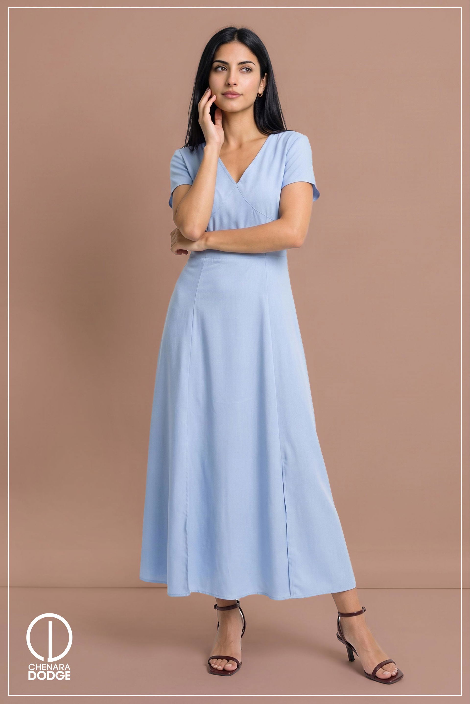 FREYA CORSET BACK MAXI DRESS