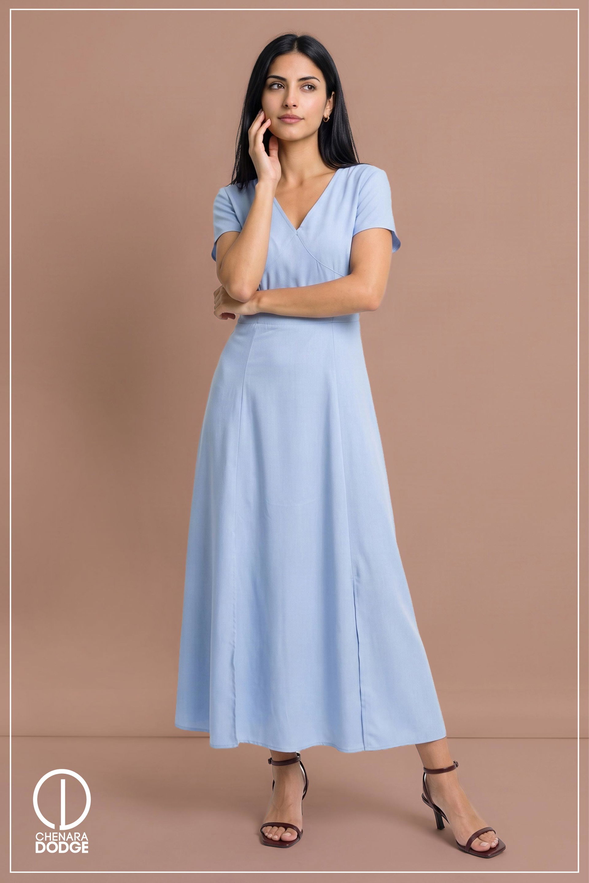 FREYA CORSET BACK MAXI DRESS