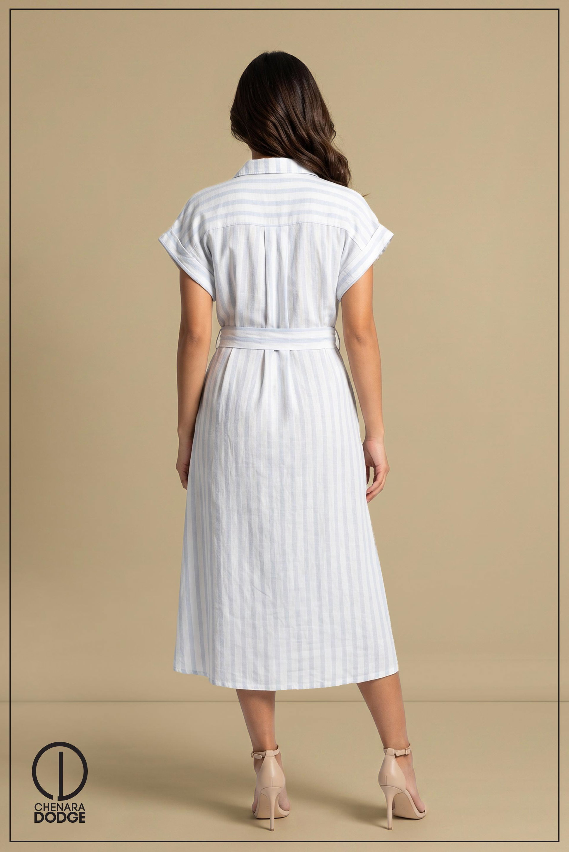 GEORGINA SHORT SLEEVE MIDI DRESS