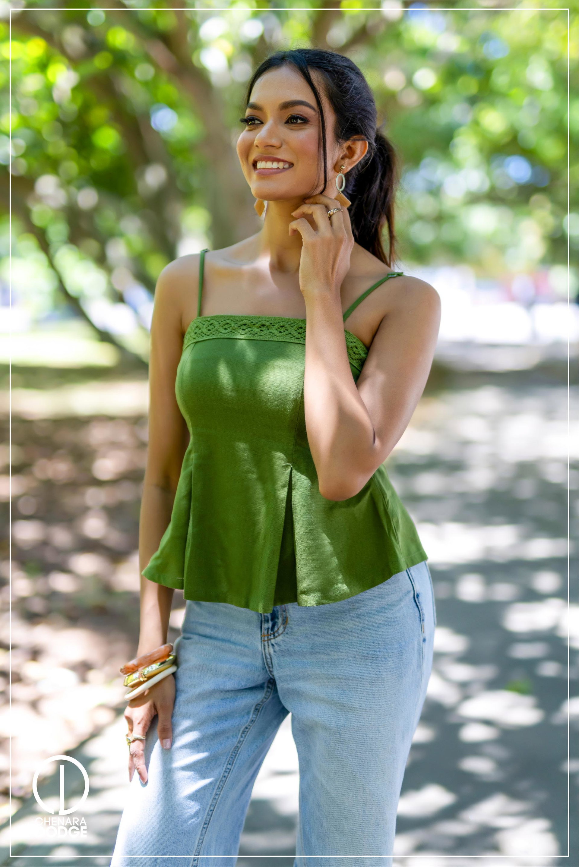 GLINDA SQUARE NECK PEPLUM TOP